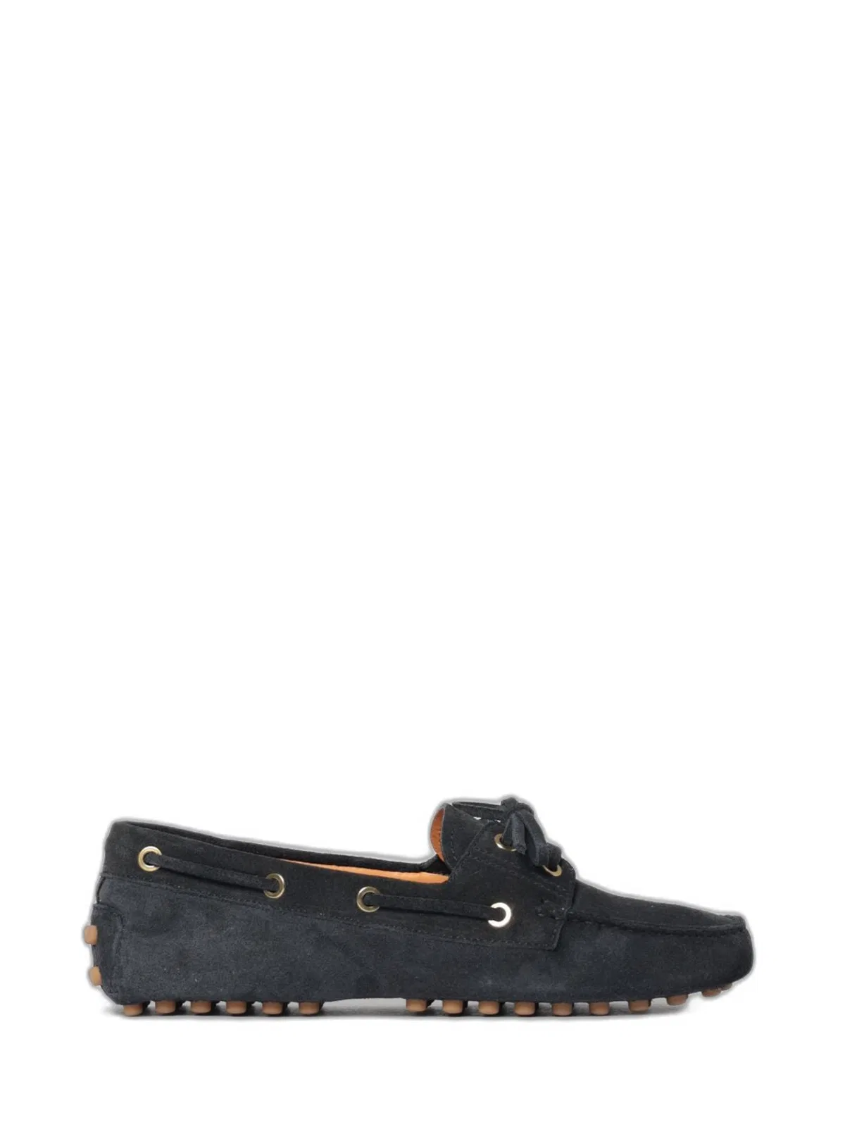 Blue Eyelet Tie Rubber Pebble Shoes
