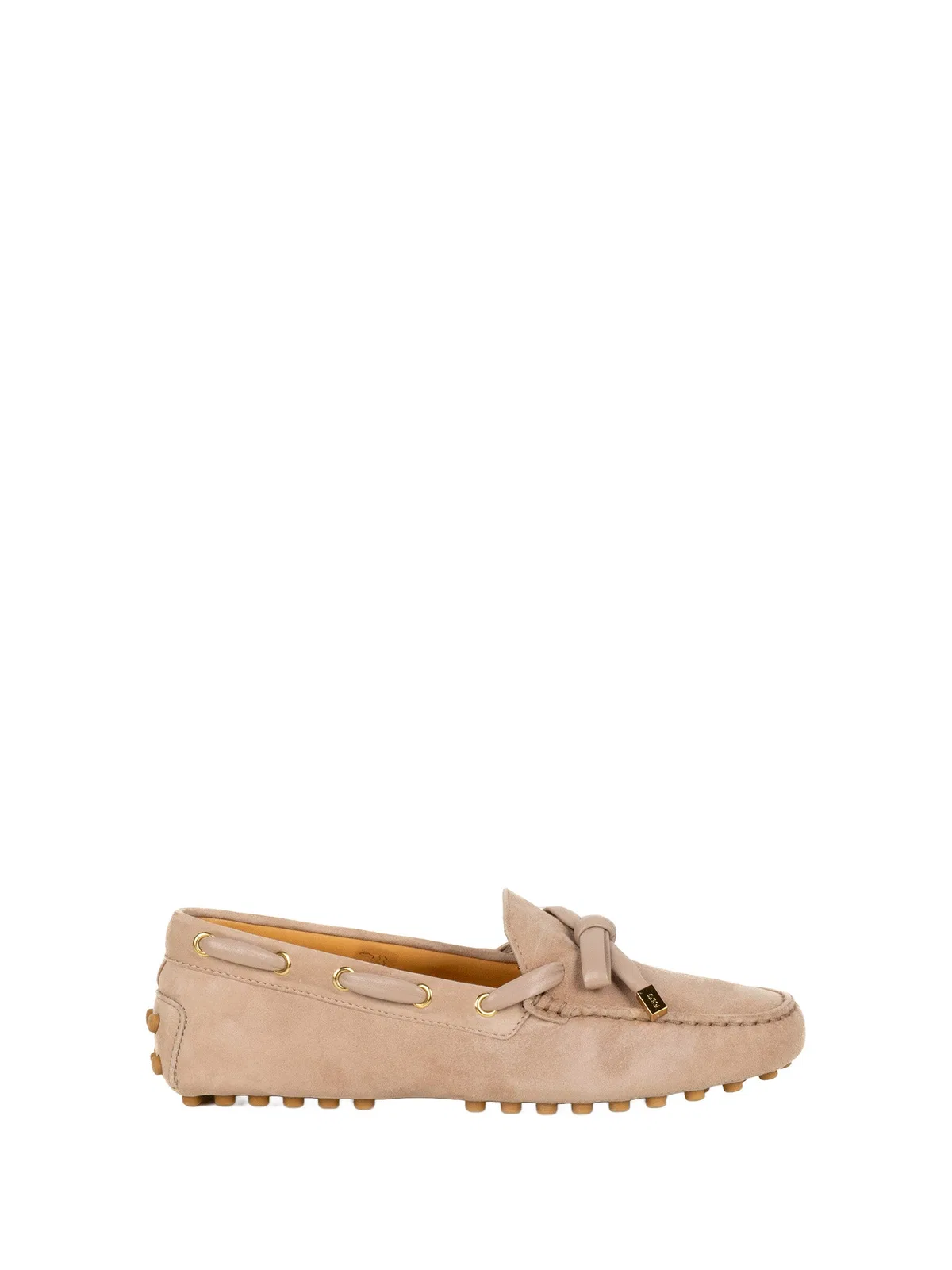 Tod's Leather Rosa Lingerie Sandals In Pink