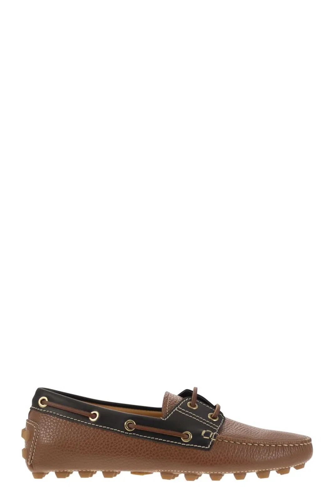 Tod's Leather Boat Bubble Grommet