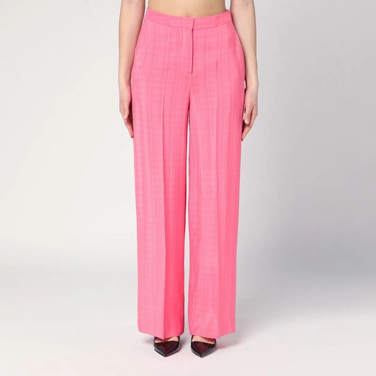 Pink Viscose Marlee Trousers