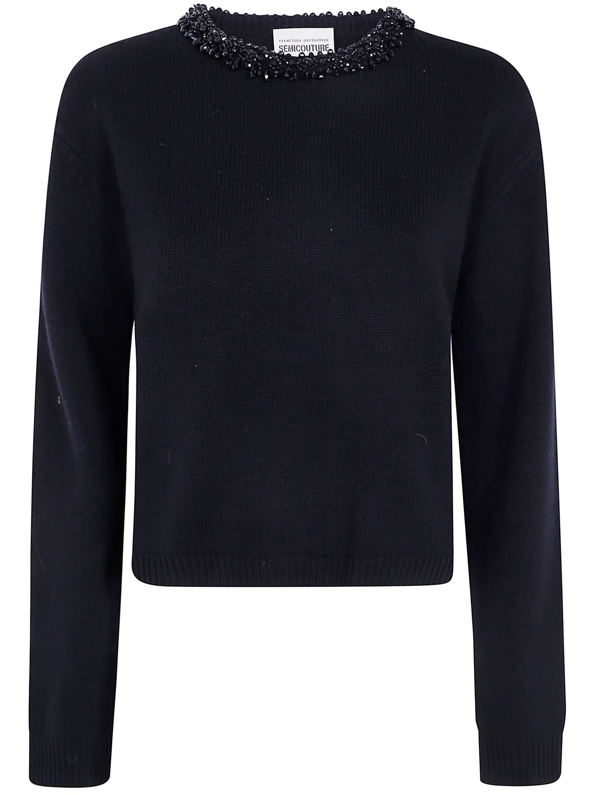 "Denny" Short Sleeves Round Neck Sweater