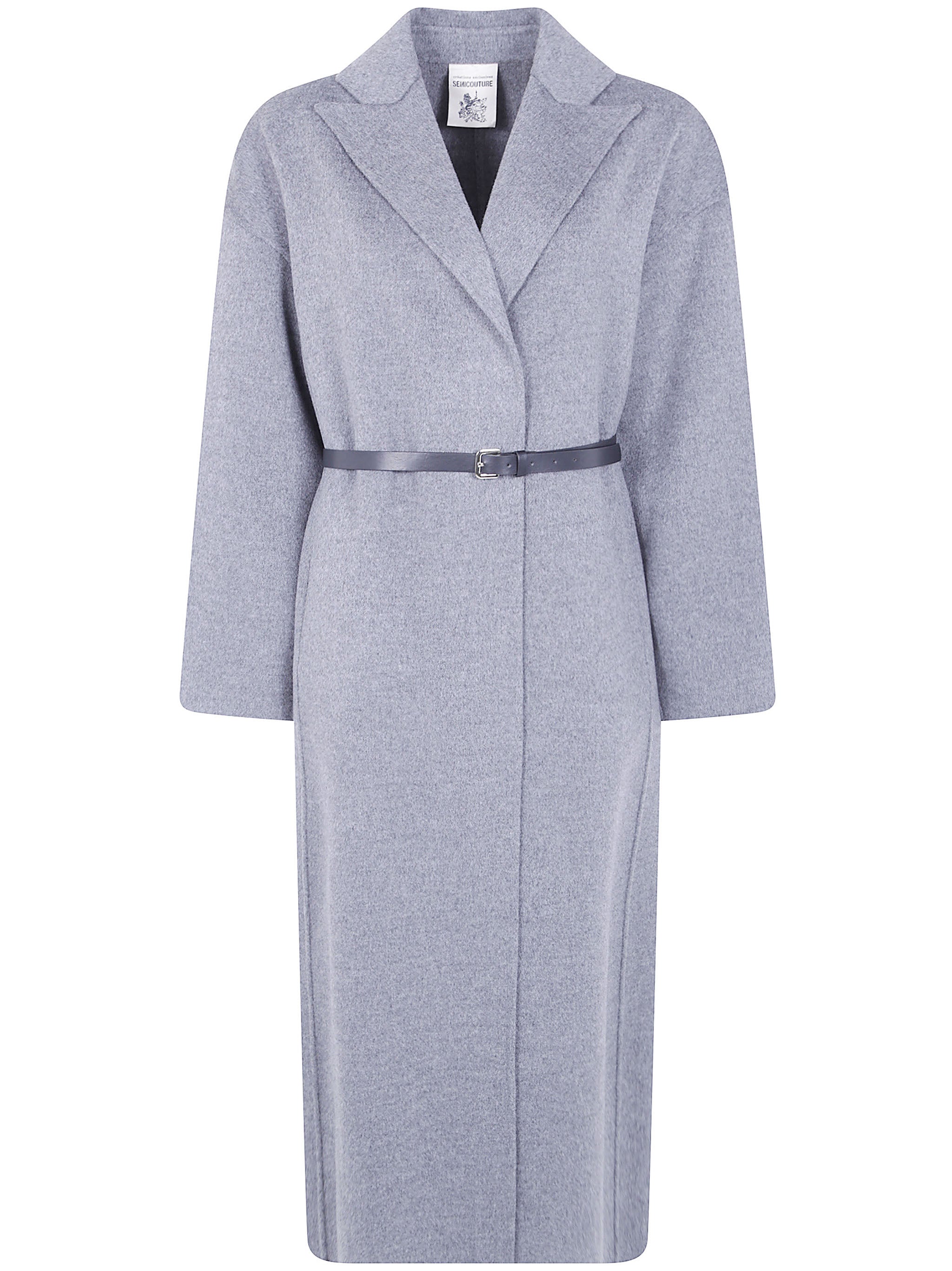 Double Wool Long Coat
