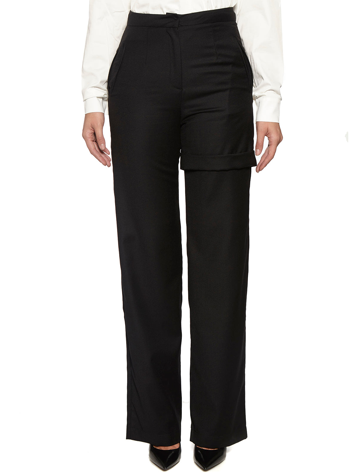 Wool Regular Trousers