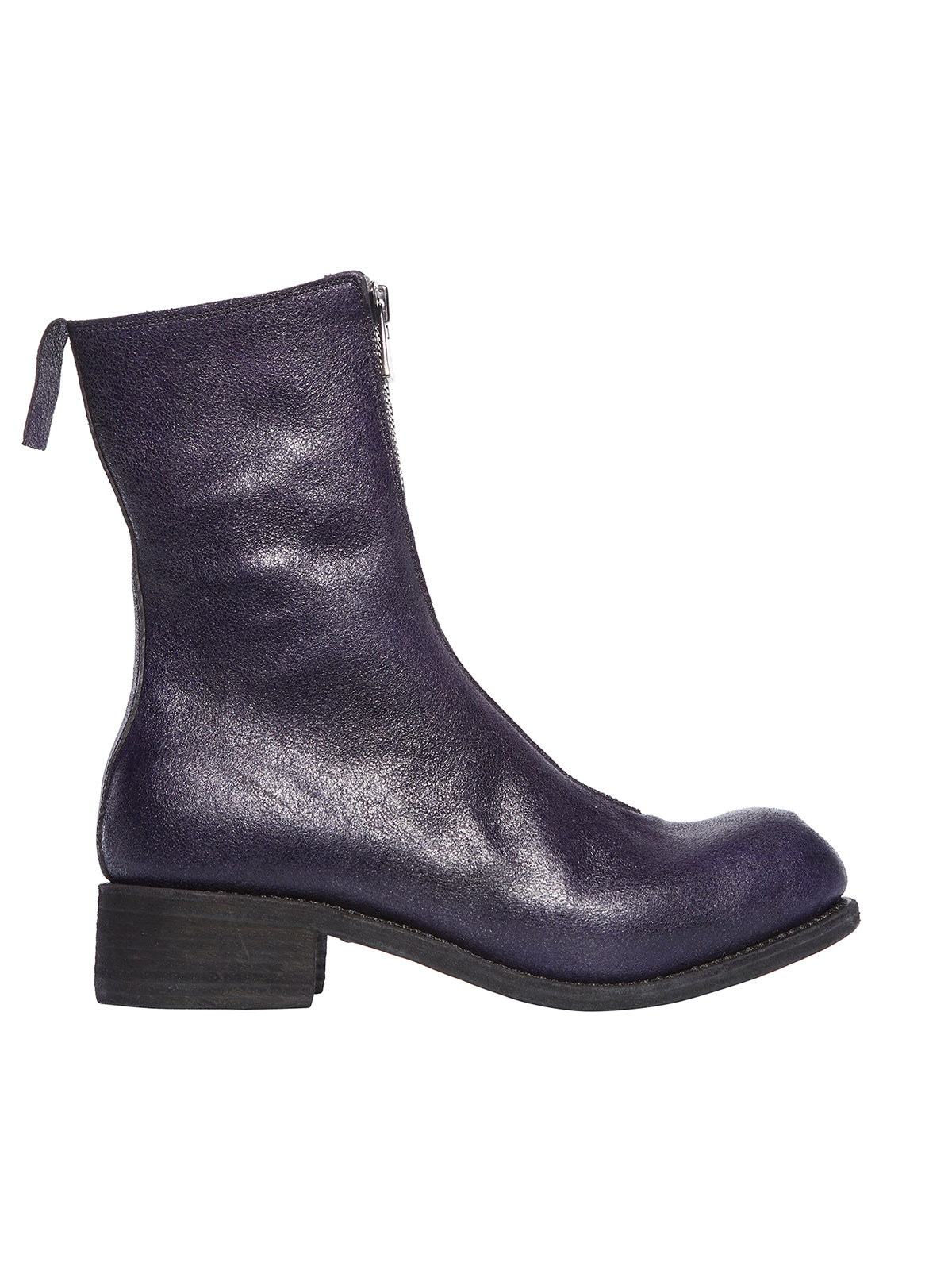 Leather Boot With Zip