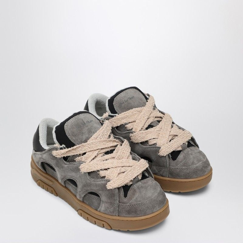 Model 1 Sneaker Asphalt Grey In Suede