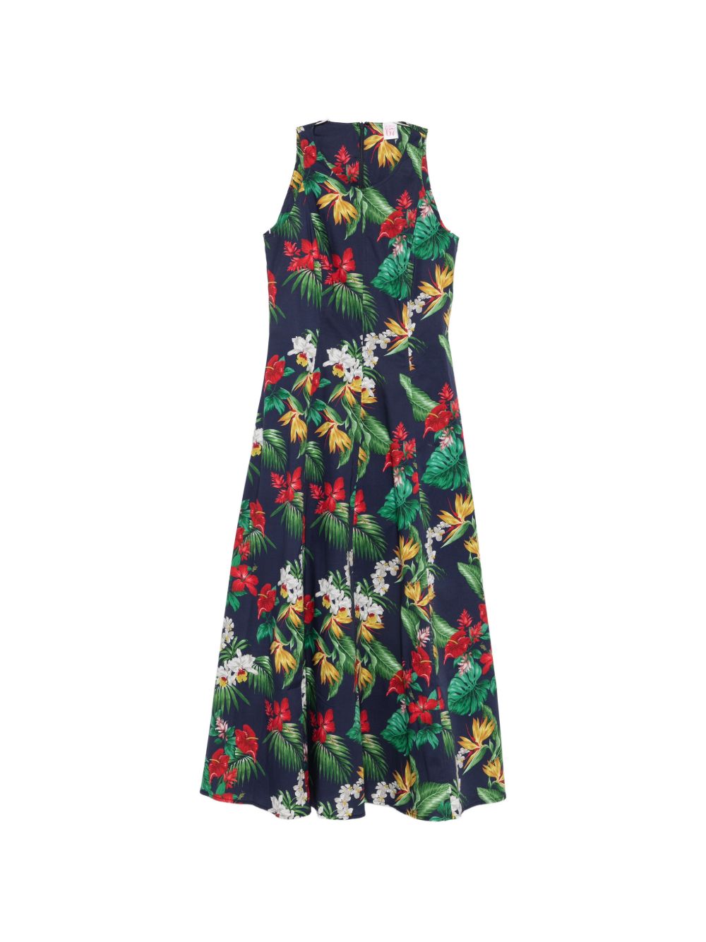 Printed Midi Dress