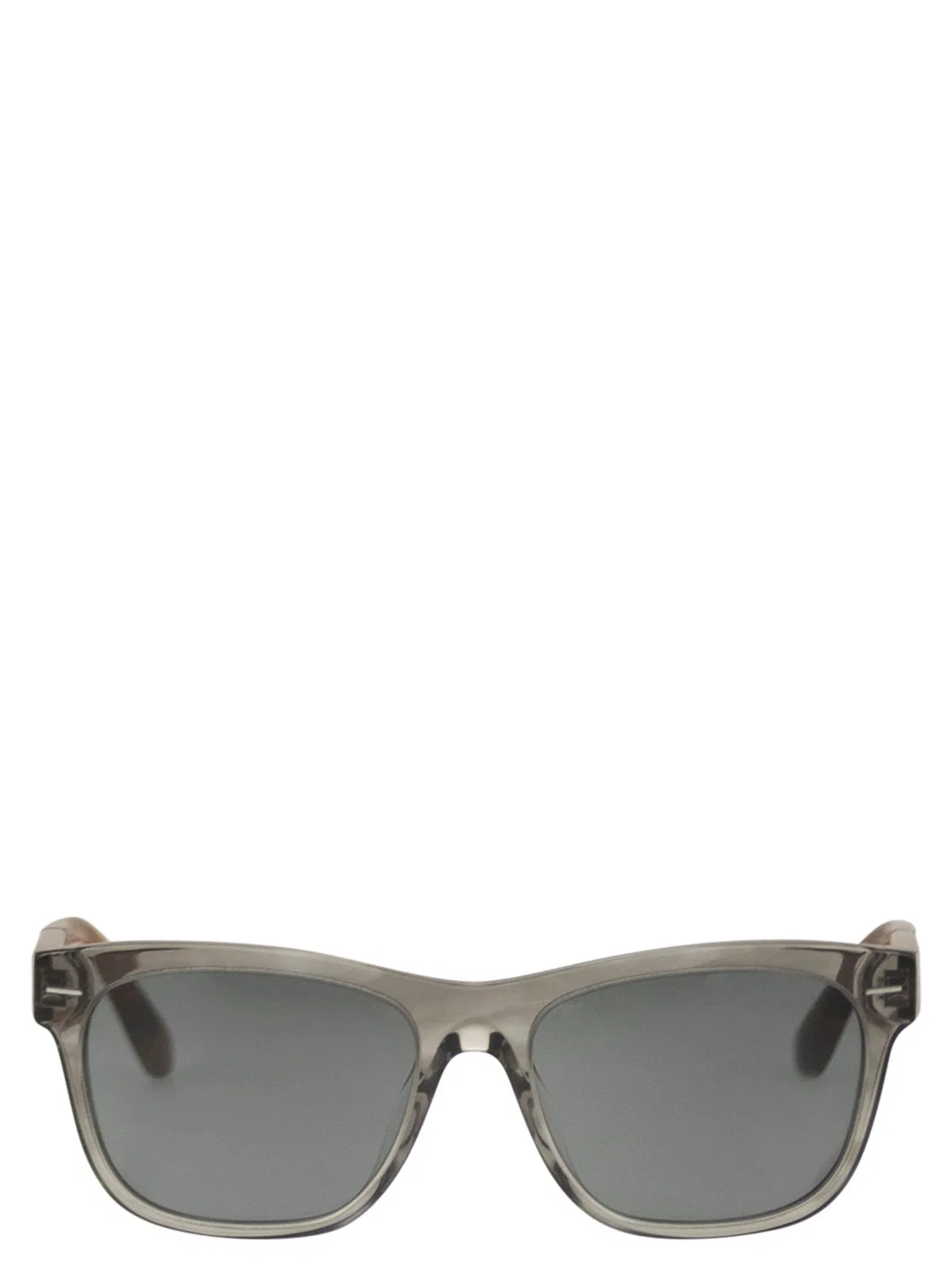 Two-Tone Acetate Sunglasses With Crystal Lenses