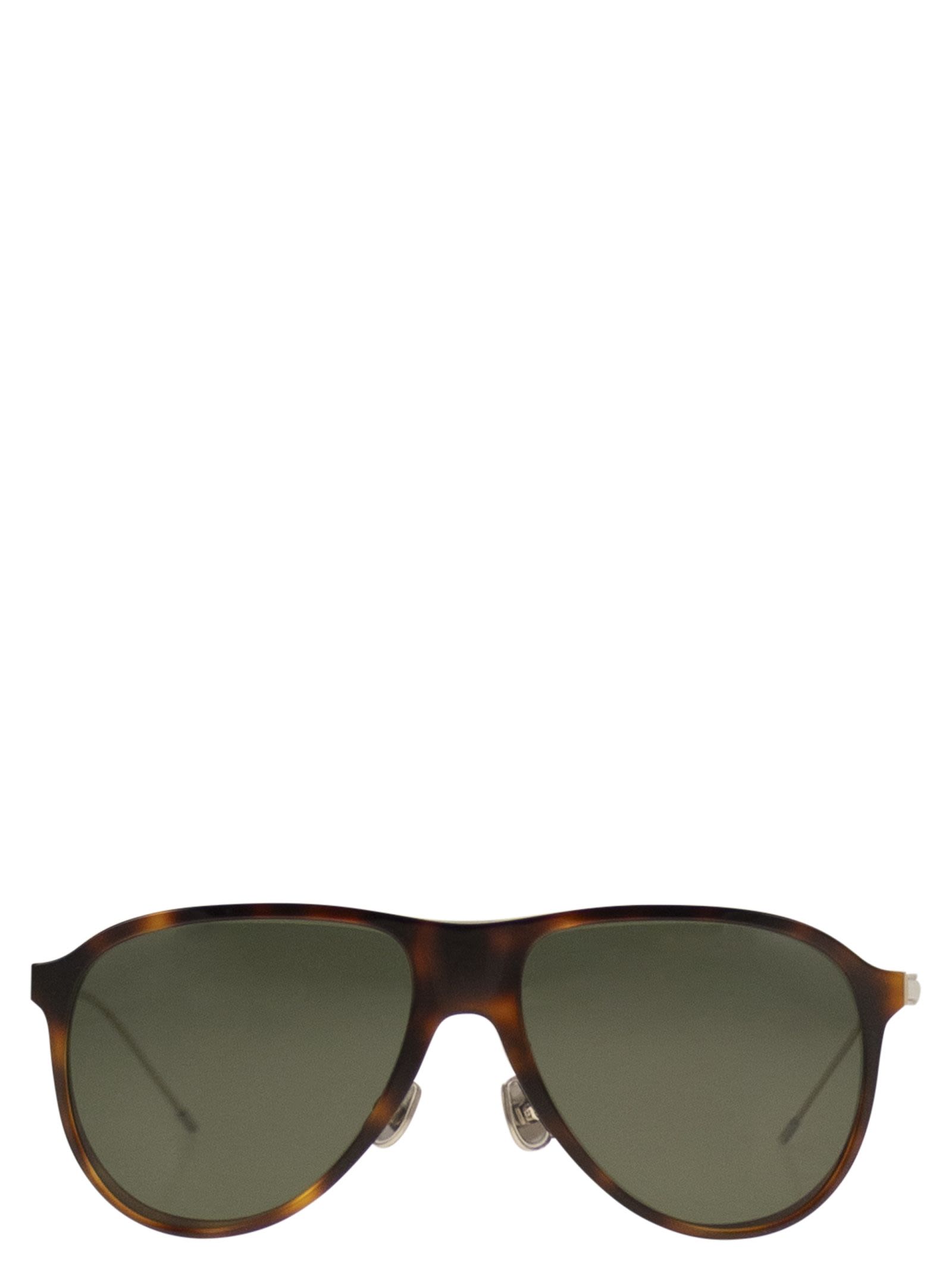 Sartorial Sunset Acetate And Titanium Sunglasses With Polarised Lenses