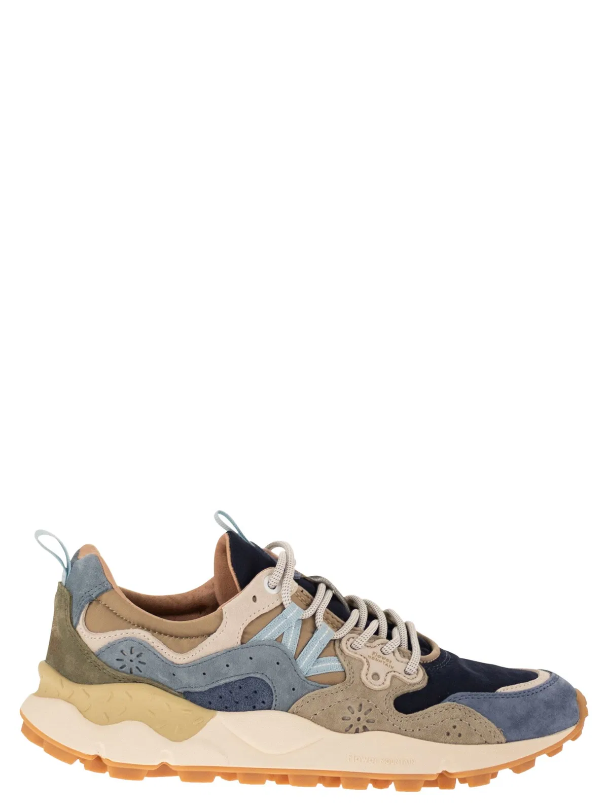 Yamano 3 - Sneakers In Suede And Technical Fabric