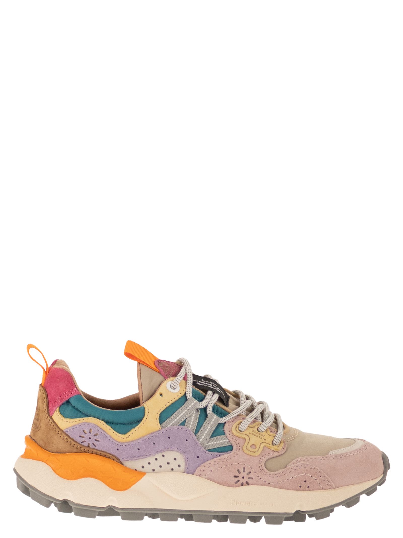Yamano 3 - Sneakers In Suede And Technical Fabric