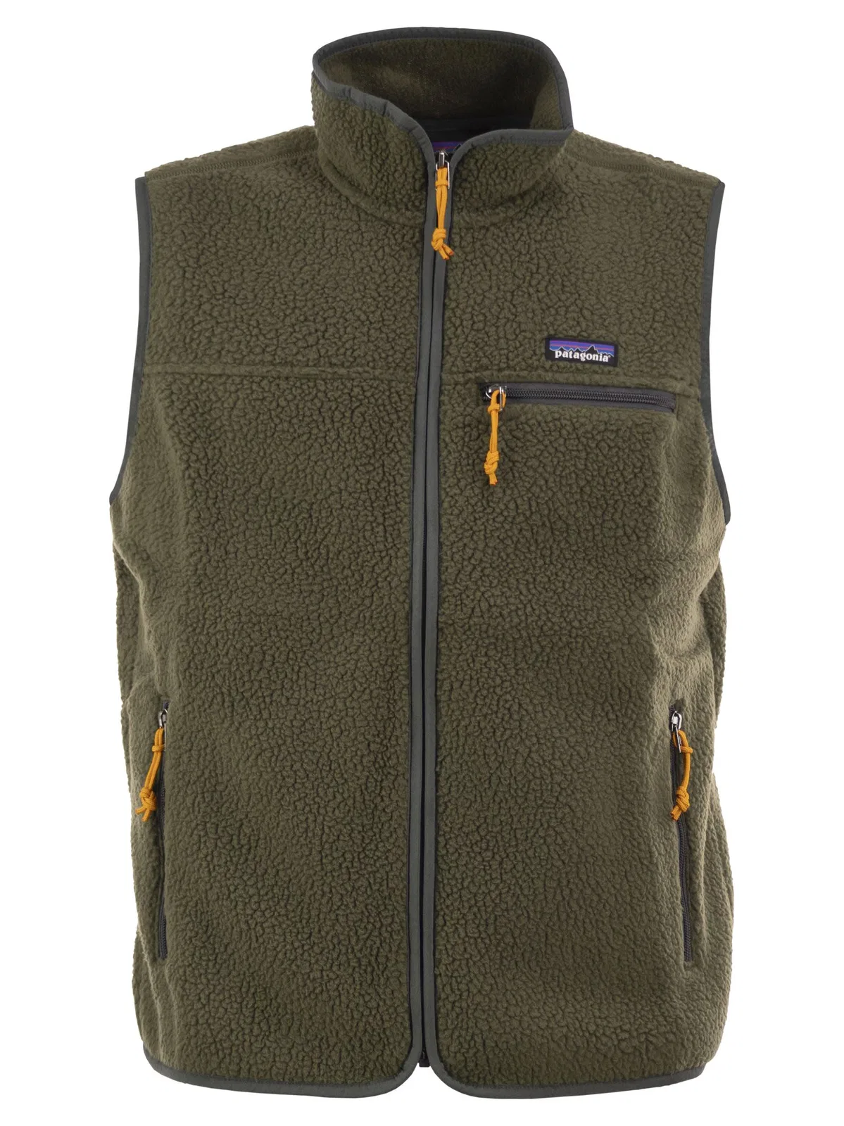 Retro Pile - Vest In Recycled Polyester Fleece