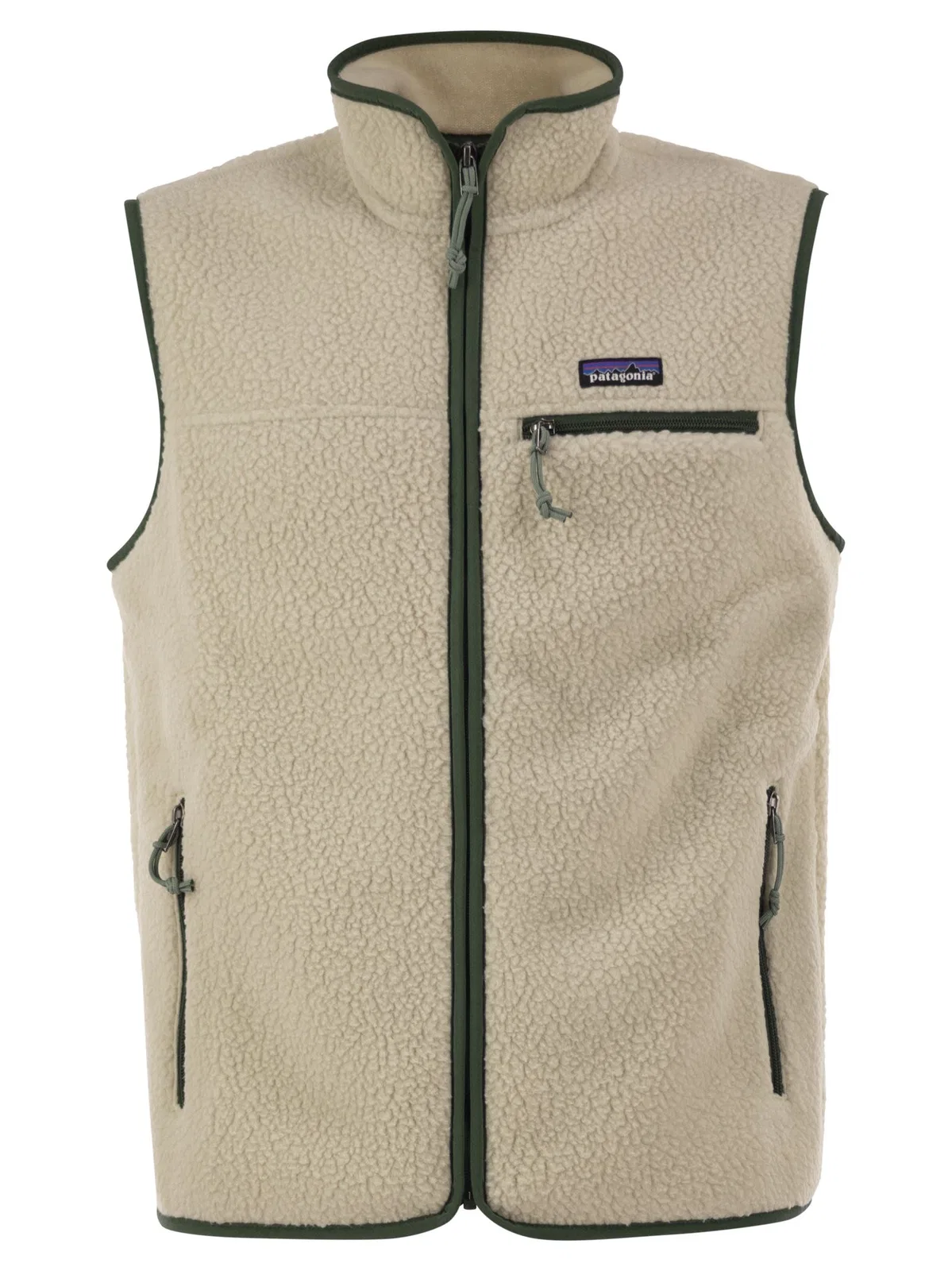 Retro Pile - Vest In Recycled Polyester Fleece