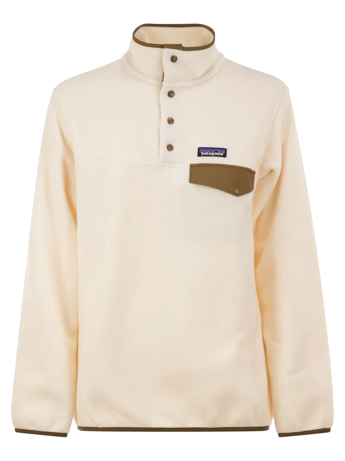 Recycled Fleece Snap-Button Pullover