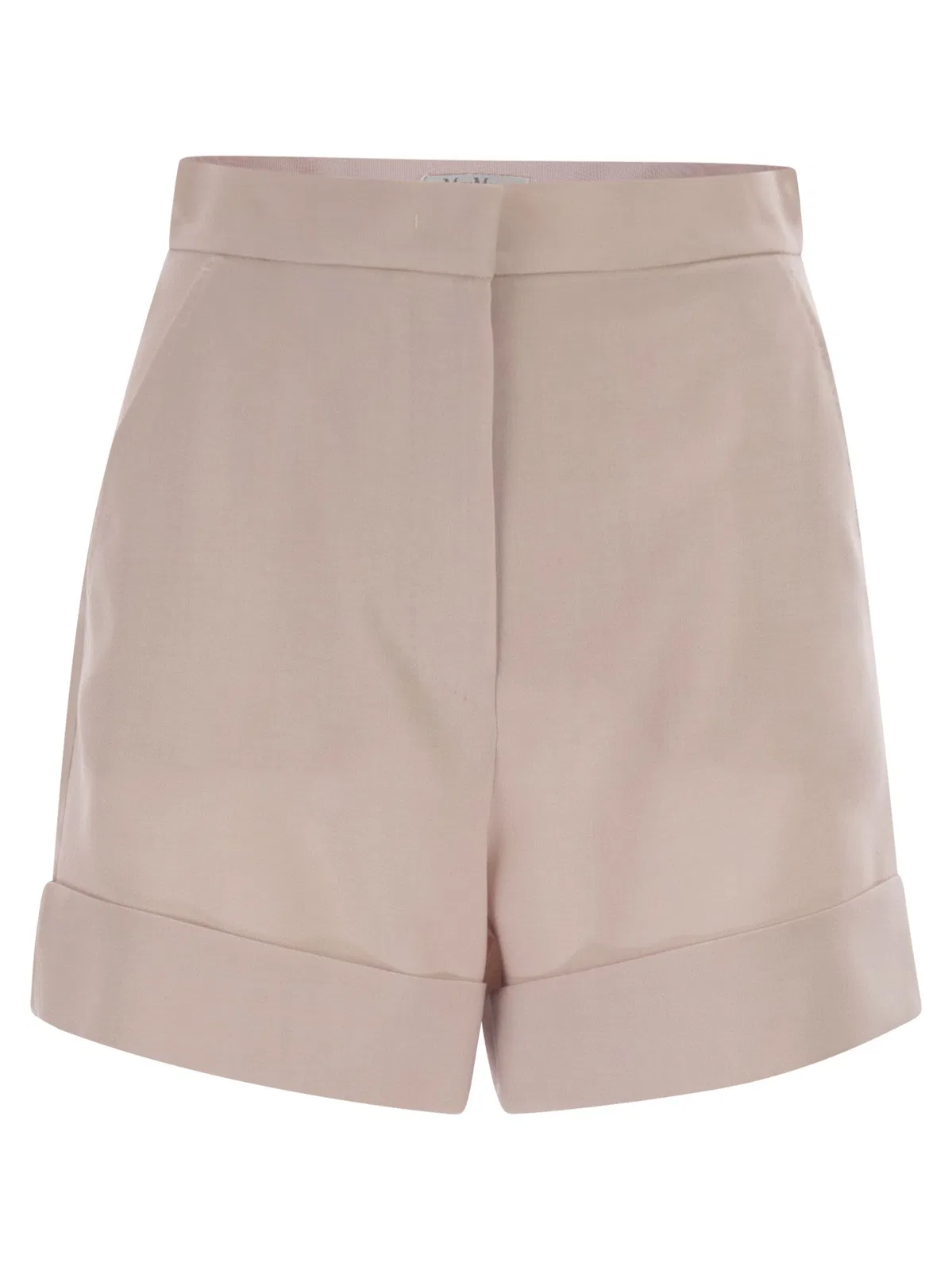 Maxmara Mxmcelebre - Shorts In Wool, Mohair And Silk Canvas