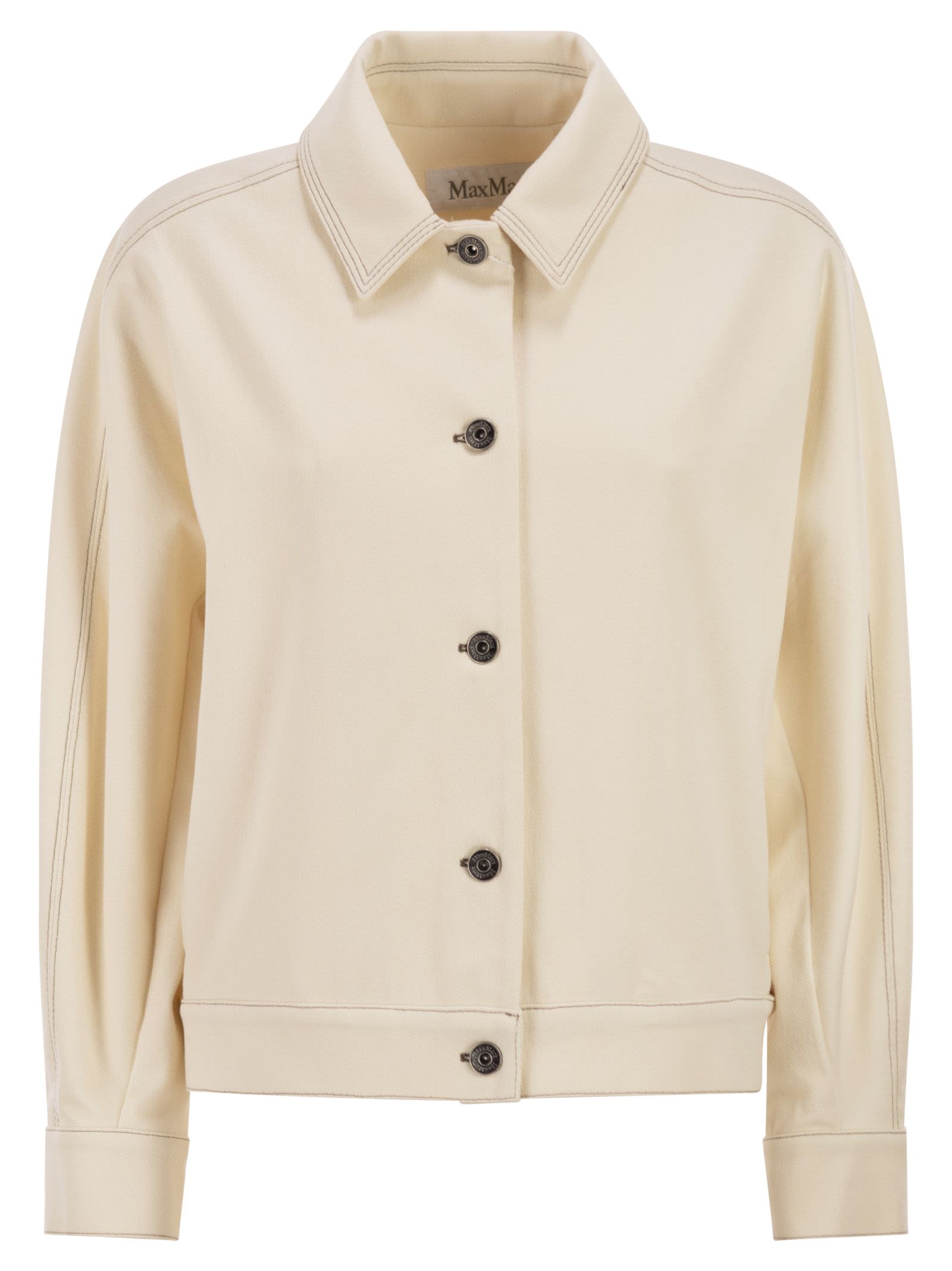 Maxmara Mxpnettare - Denim-Effect Jersey Jacket