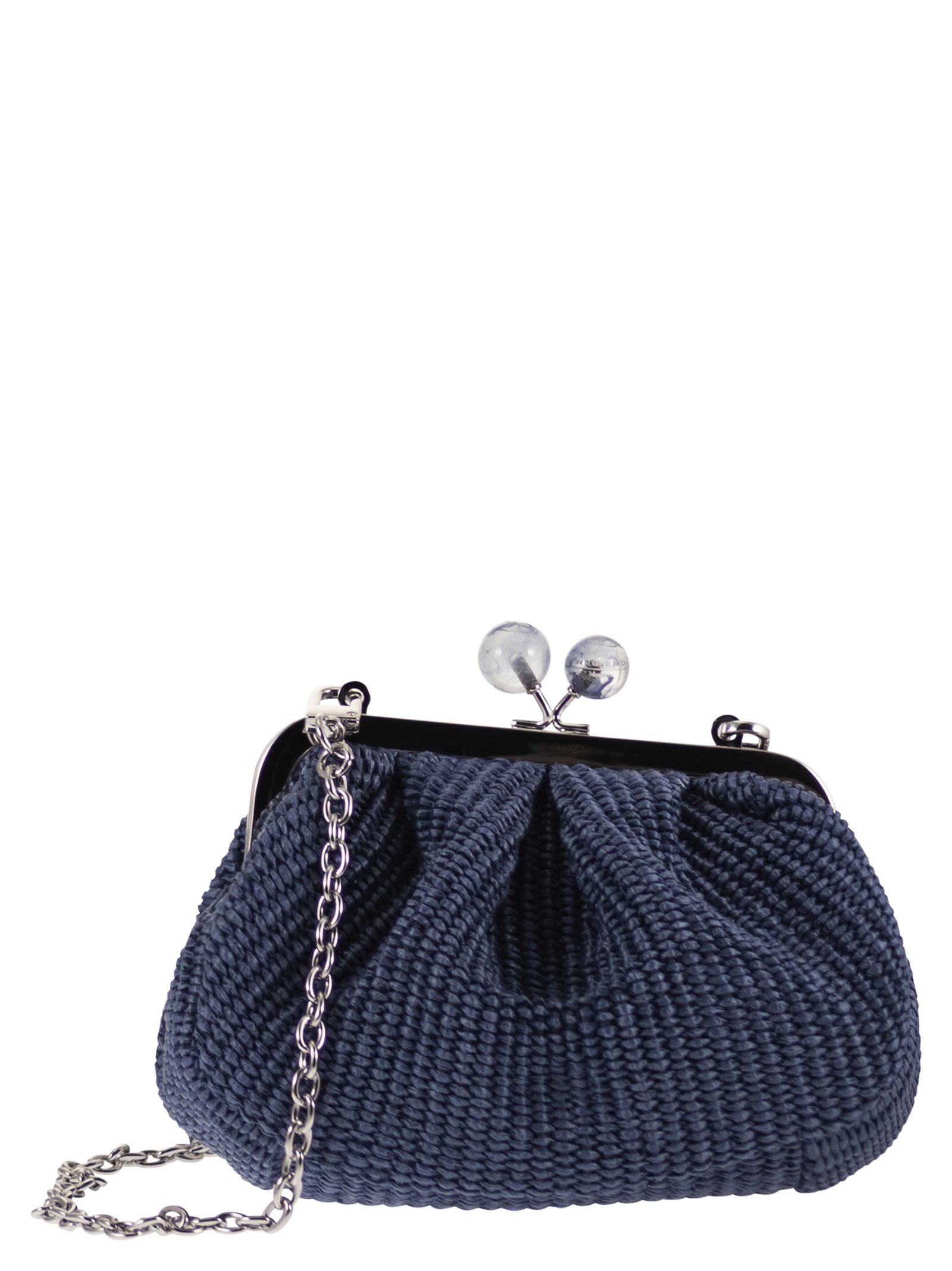 Weekend Maxmara Wkapalmas - Raffia-Effect Pasticcino Bag
