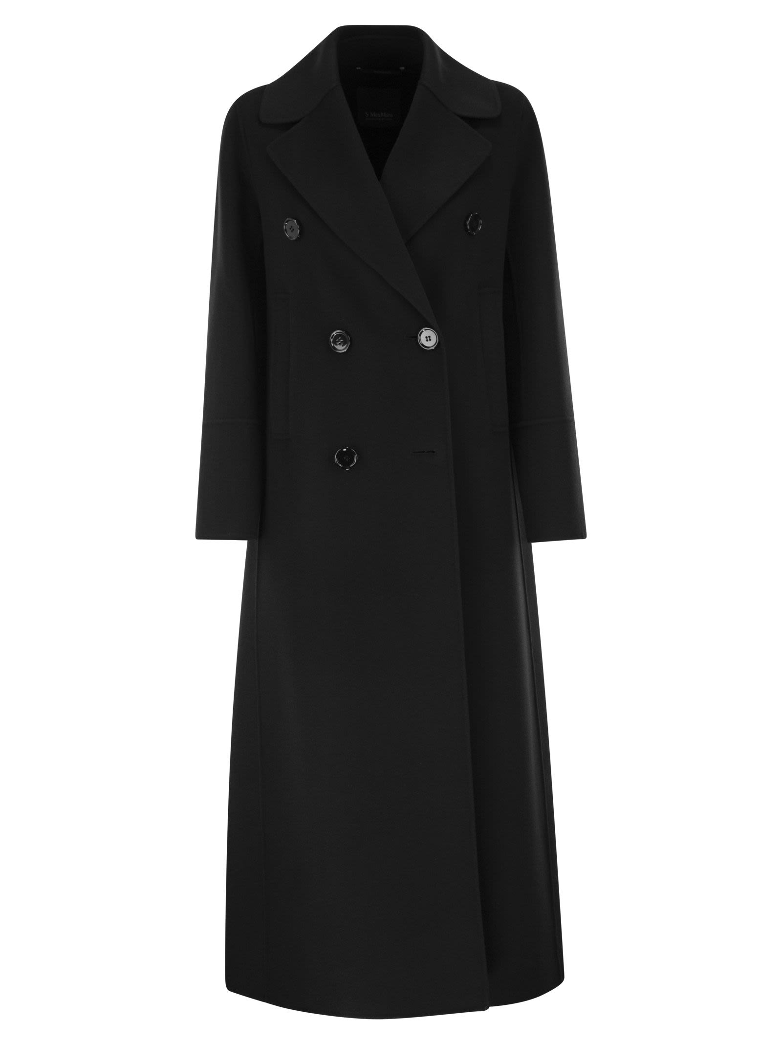 S Maxmara Smmcustodi - Long Wool Coat With Martingale