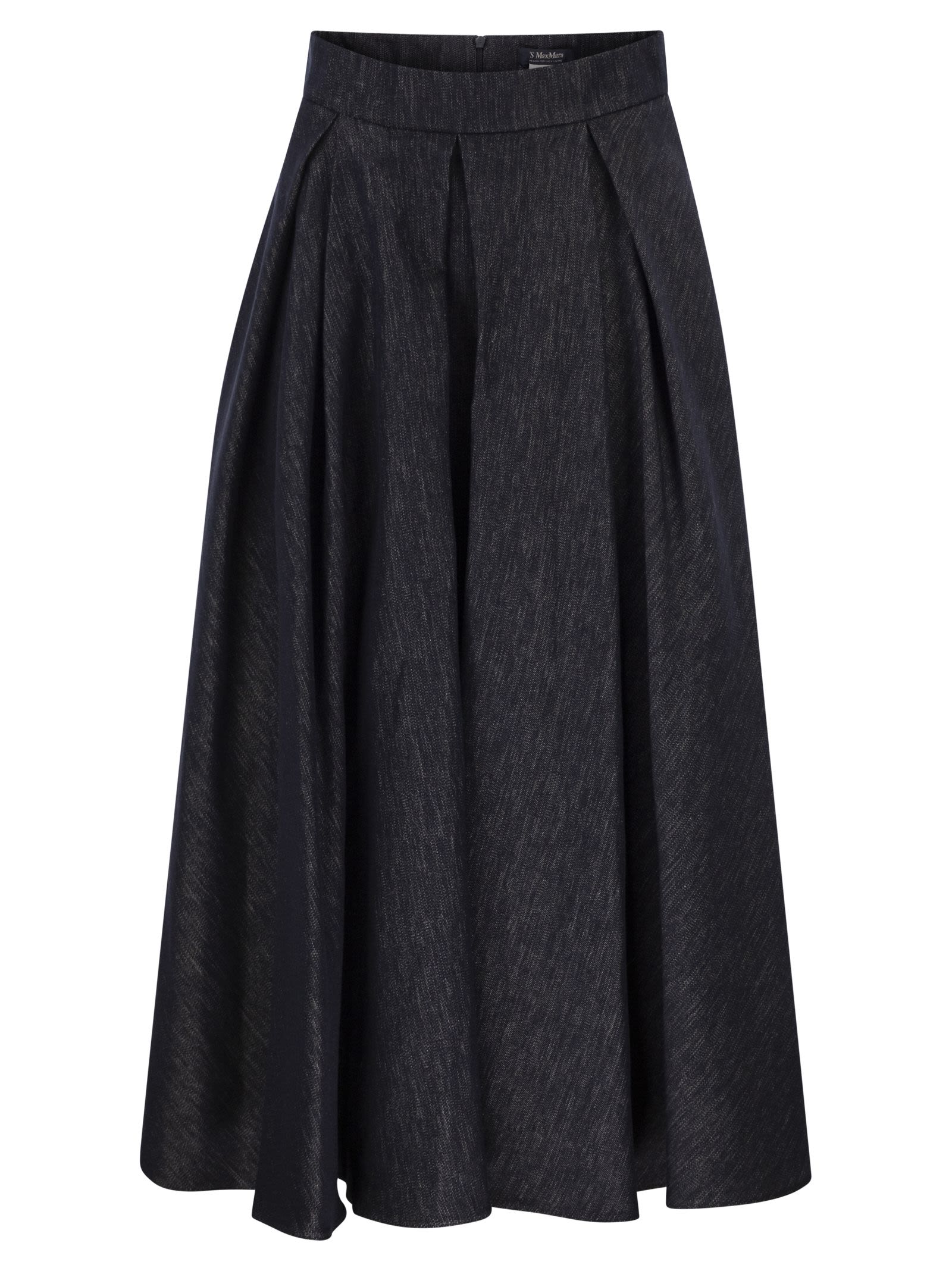S Maxmara Smmalex - Corolla Skirt In Cotton Blend