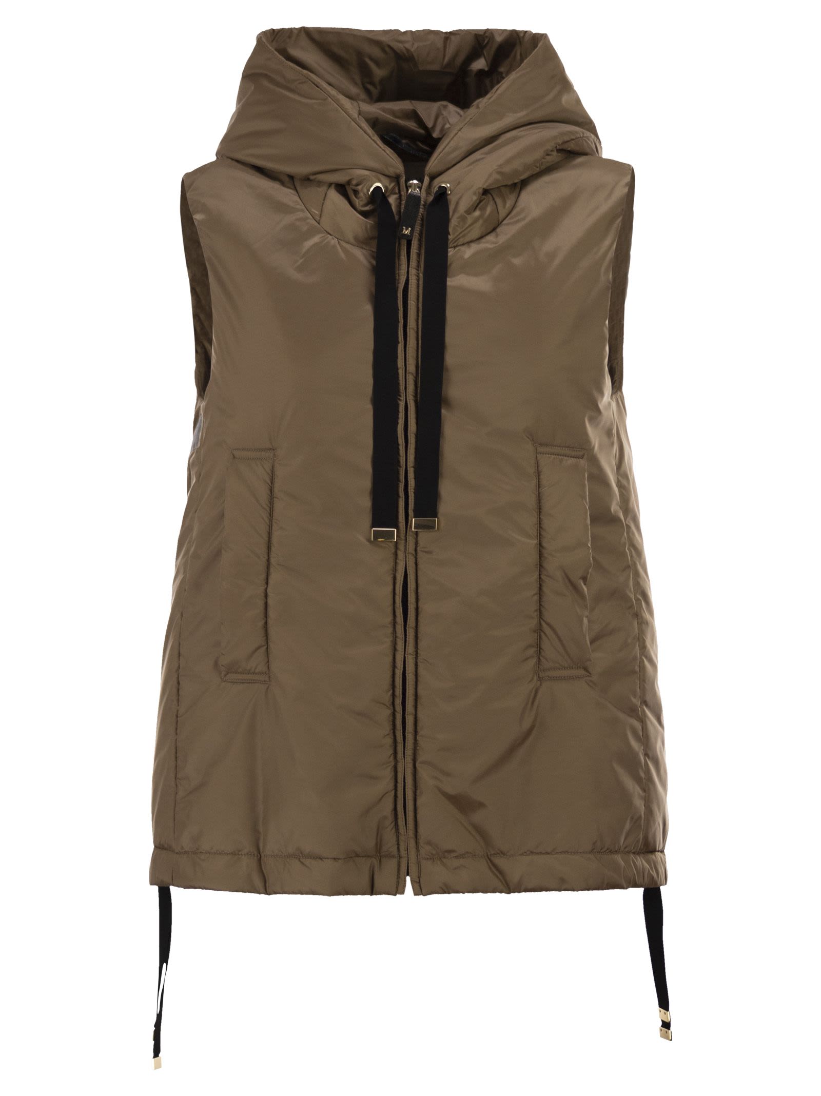 Maxmara The Cube Greengo - Sleeveless In Drip-Proof Technical Fabric