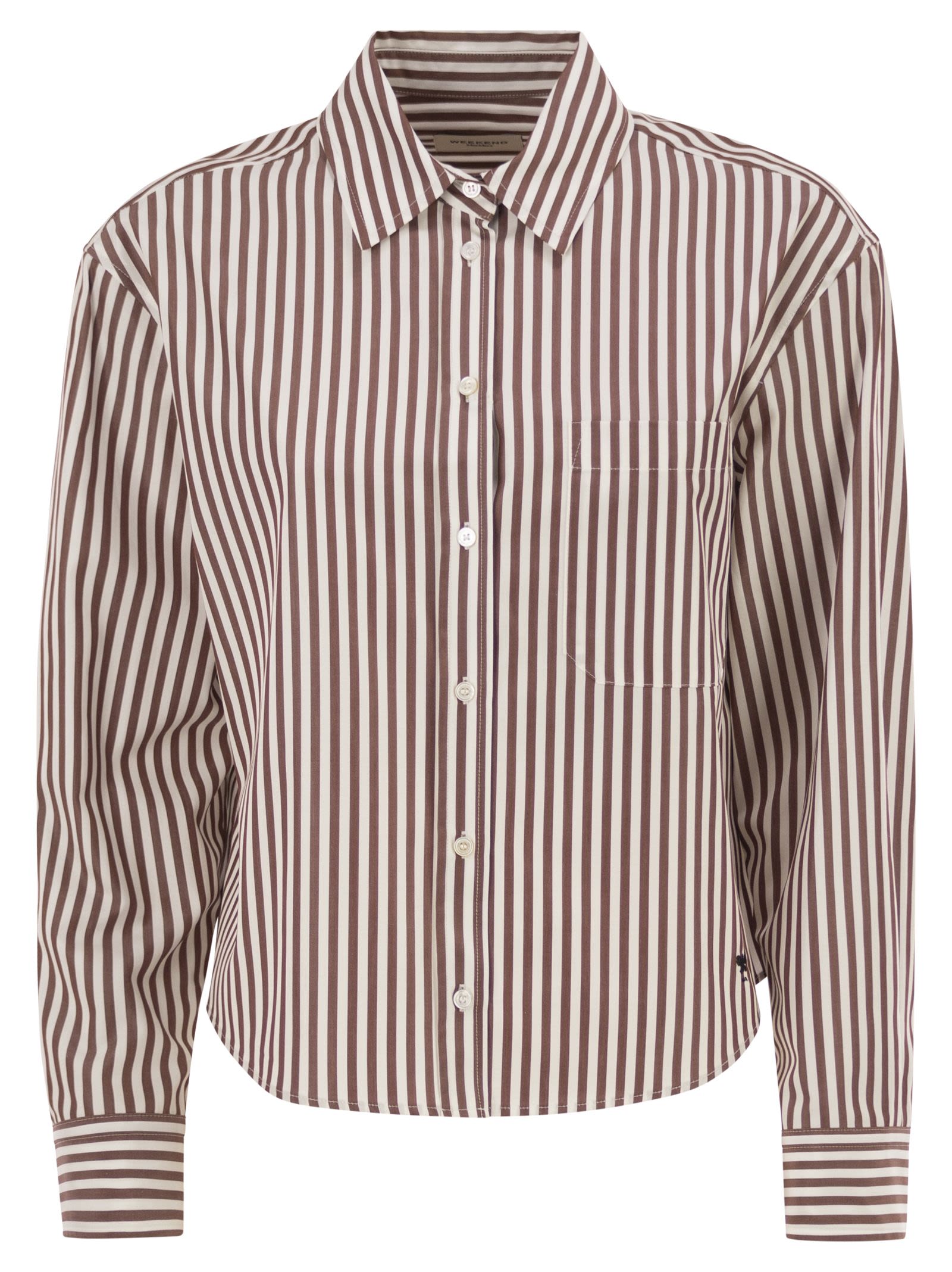 Weekend Maxmara Wkdpanetto - Pure Cotton Striped Shirt