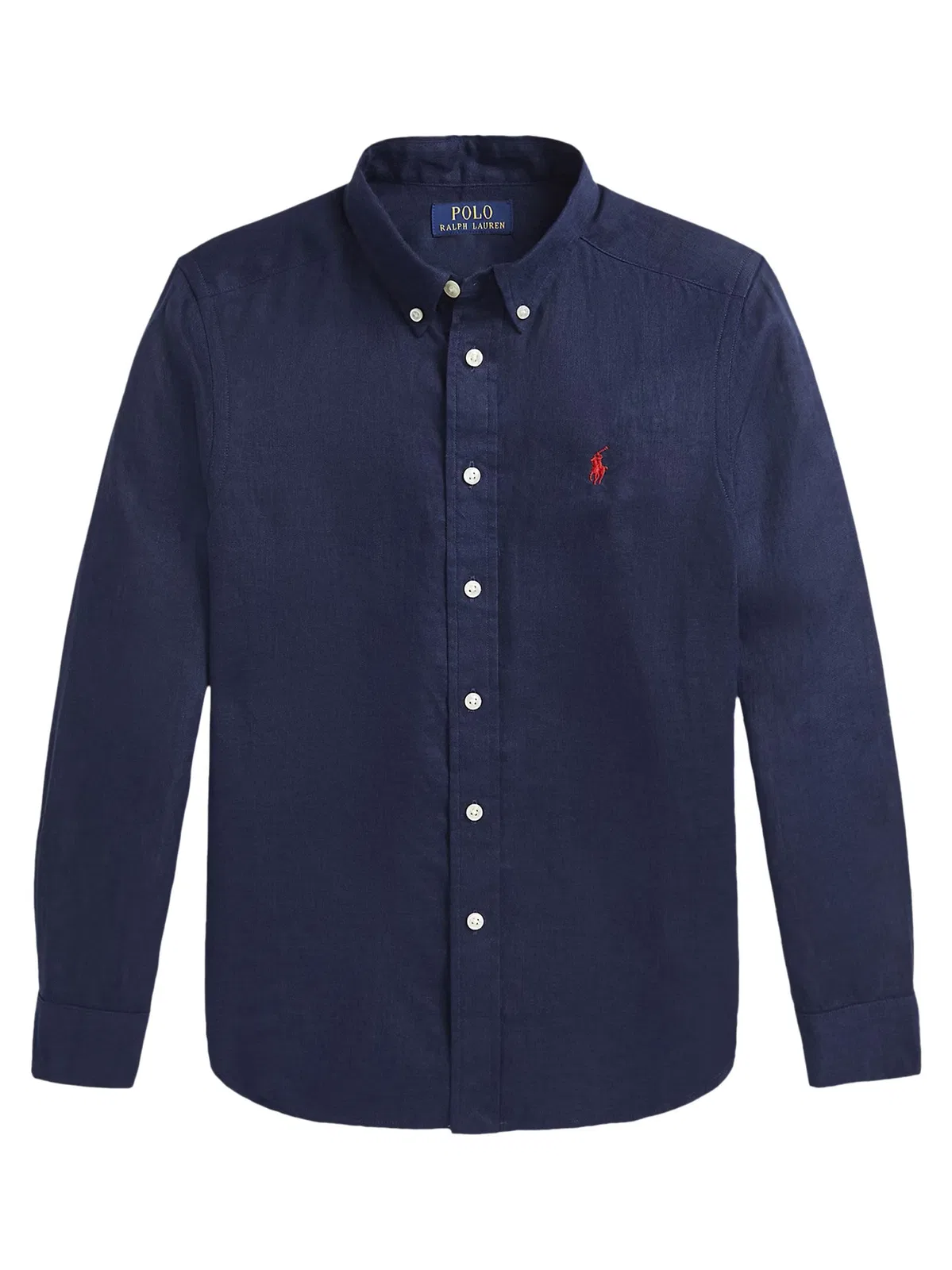 Pure Linen Button-Down Shirt