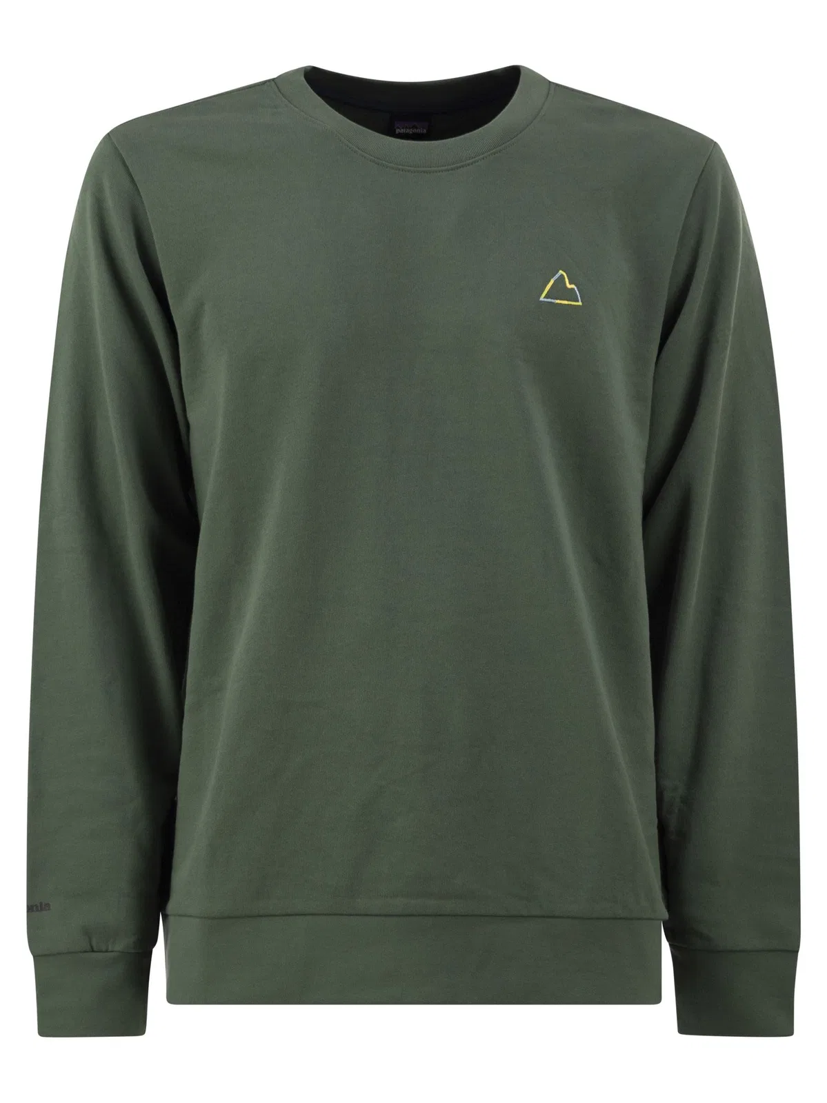 Organic Cotton Mountain Logo Crewneck Sweatshirt