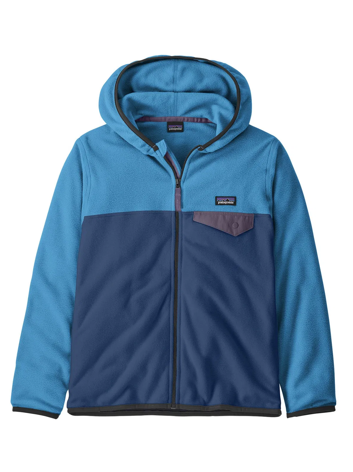 Recycled Fleece Hooded Jacket With Zip