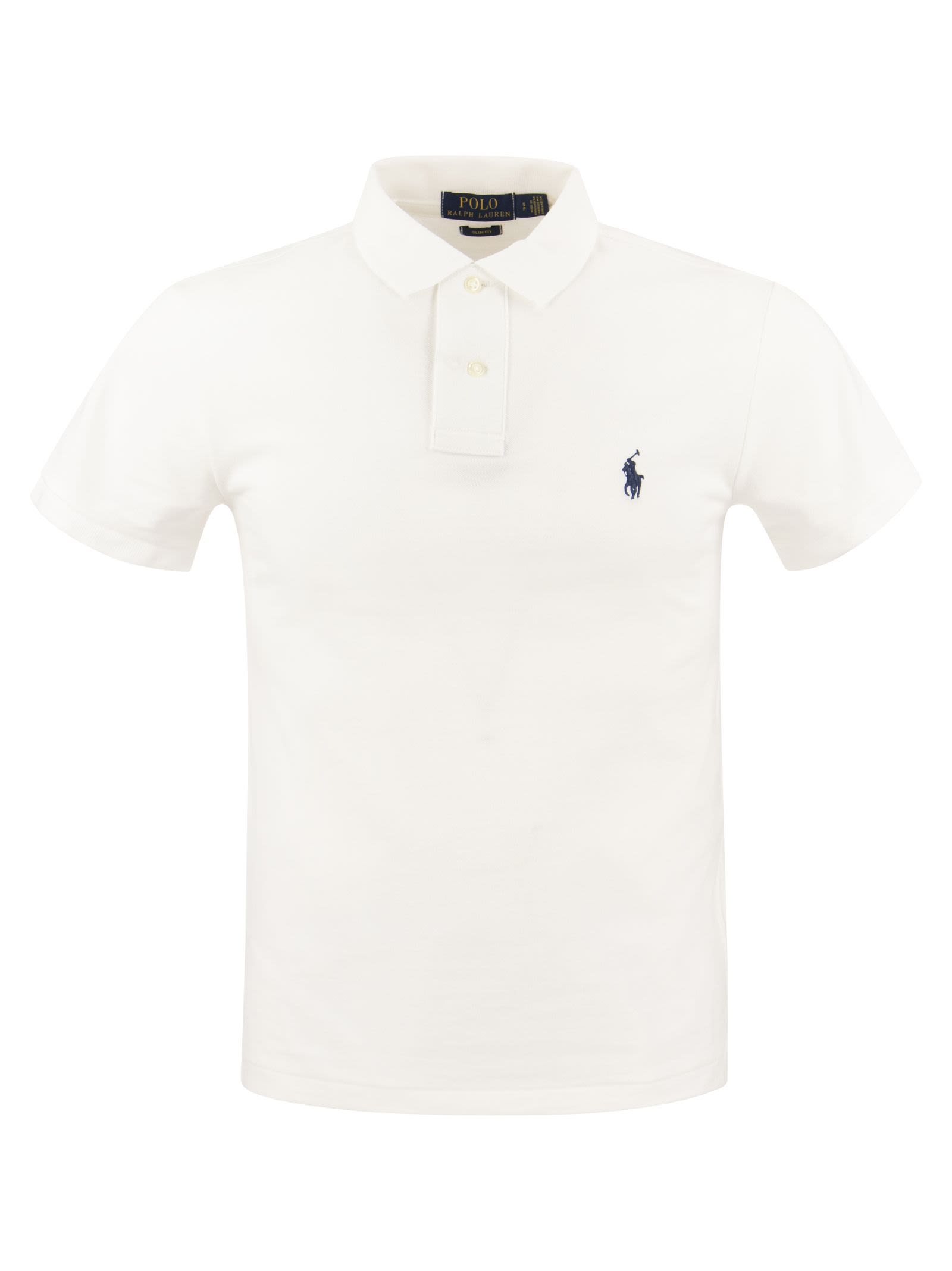 Slim-Fit Pique Polo Shirt