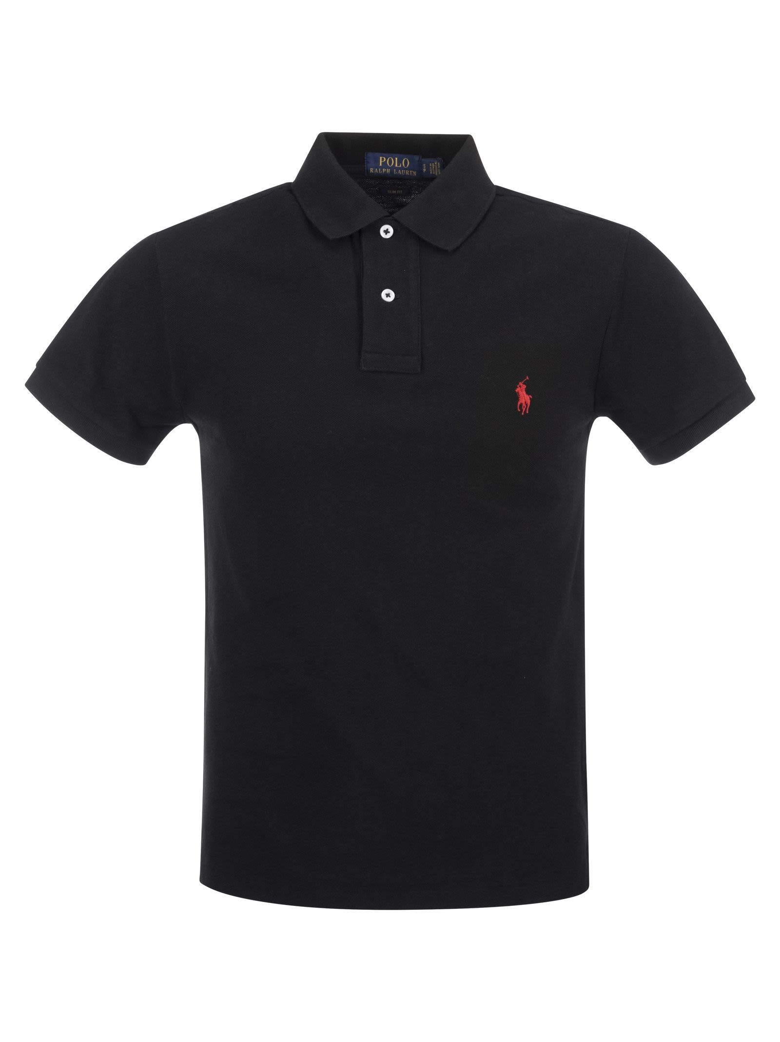 Slim-Fit Pique Polo Shirt