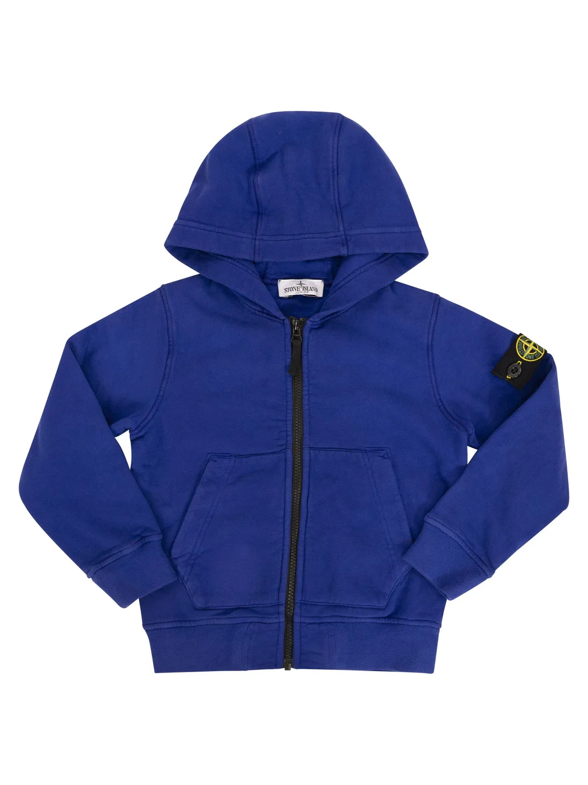 Hooded Sweatshirt With Stone Island Badge