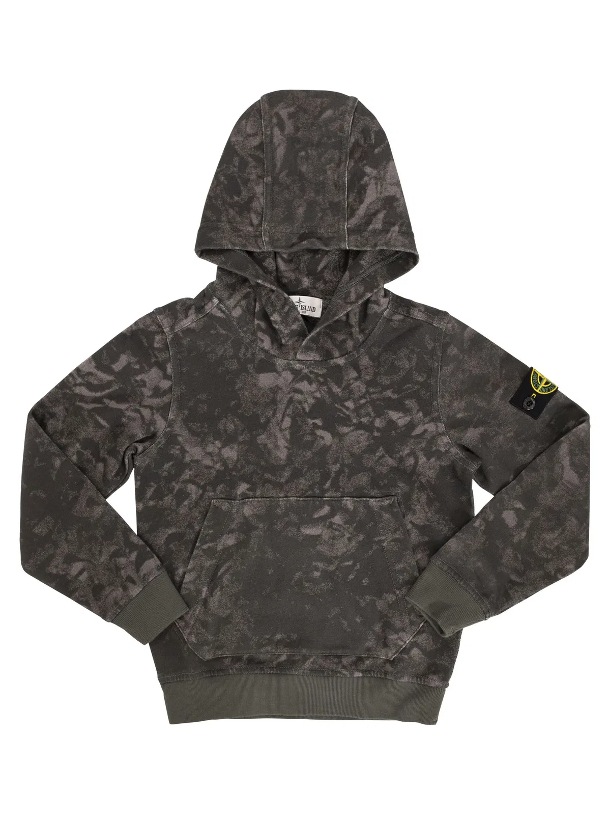 Hooded Sweatshirt With Stone Island Badge