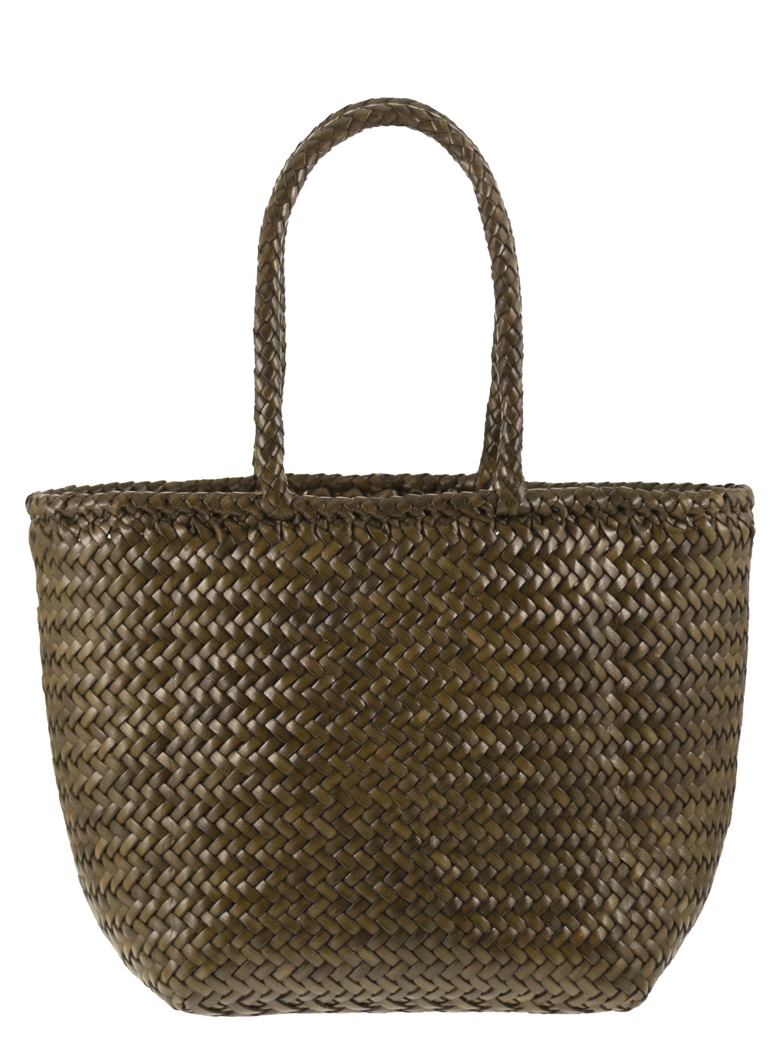 Grace Basket Small - Woven Leather Bag