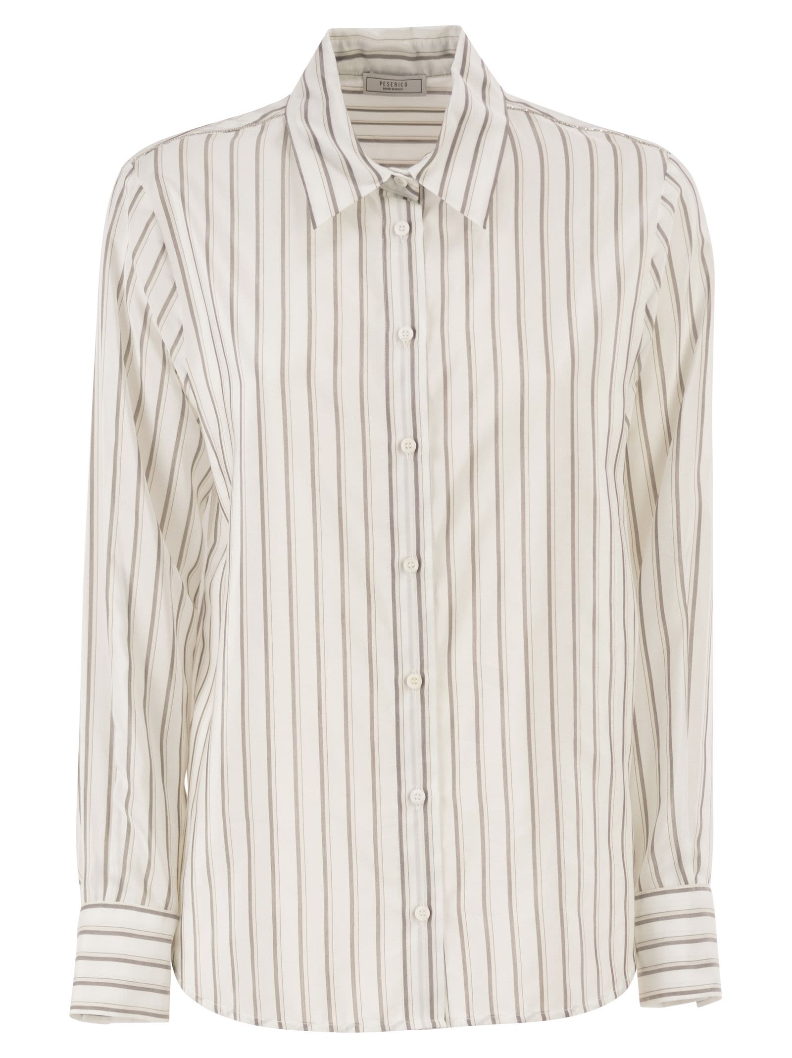 Cotton And Silk Organza Shirt