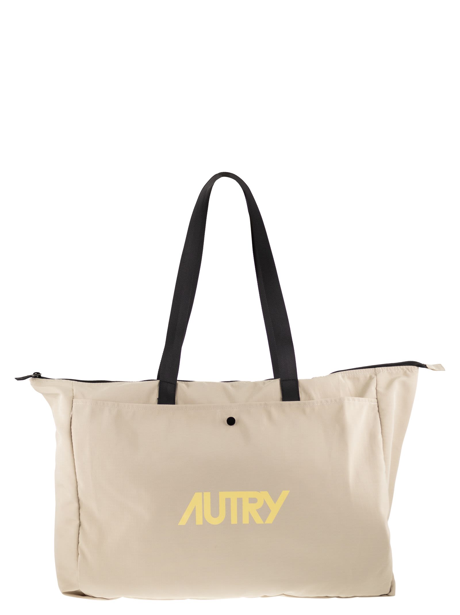 Unisex Nylon Tote Bag With Clutch