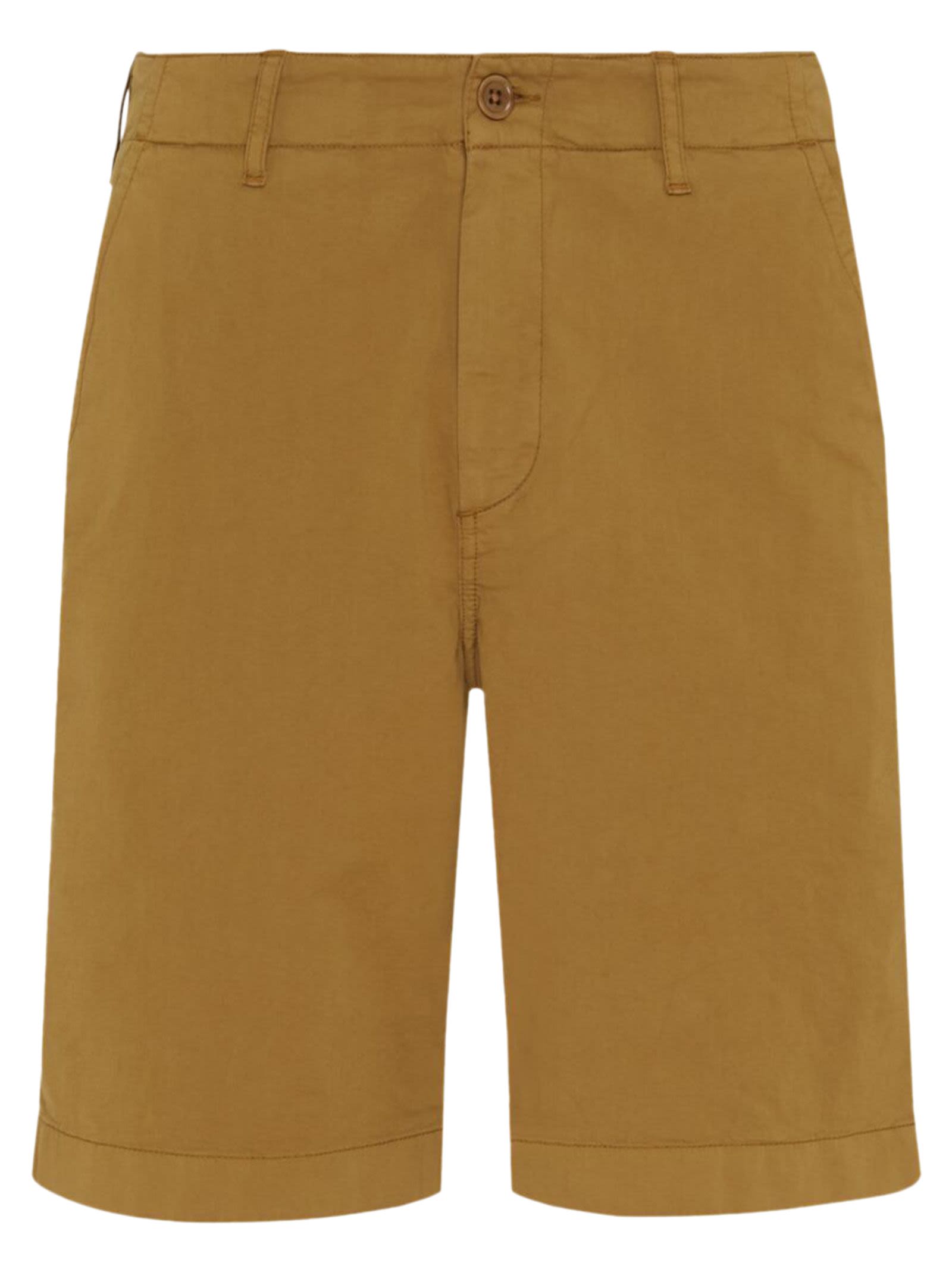 Stretch Cotton Bermuda Shorts
