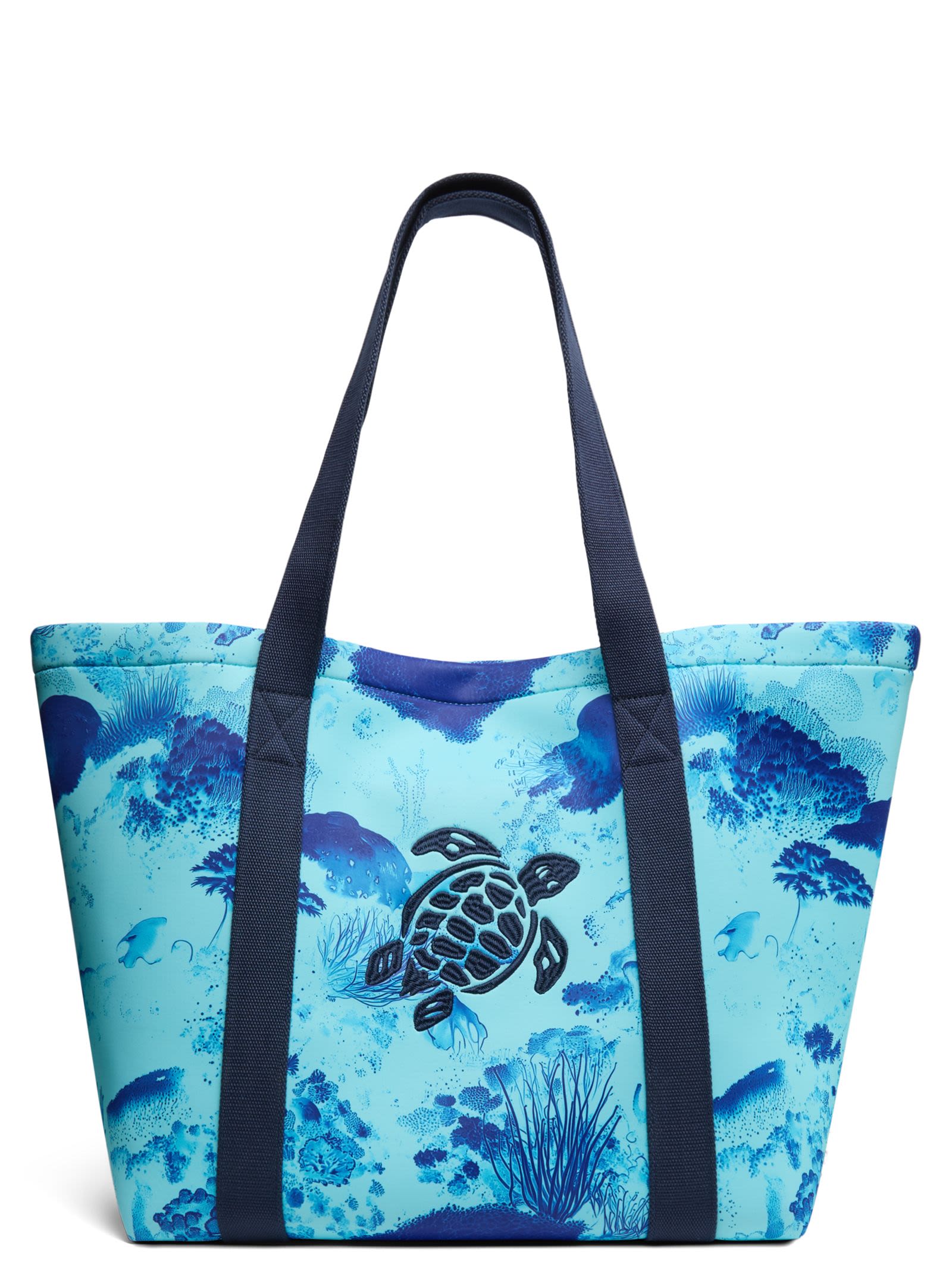 Polyester Tote Bag With Marine Print