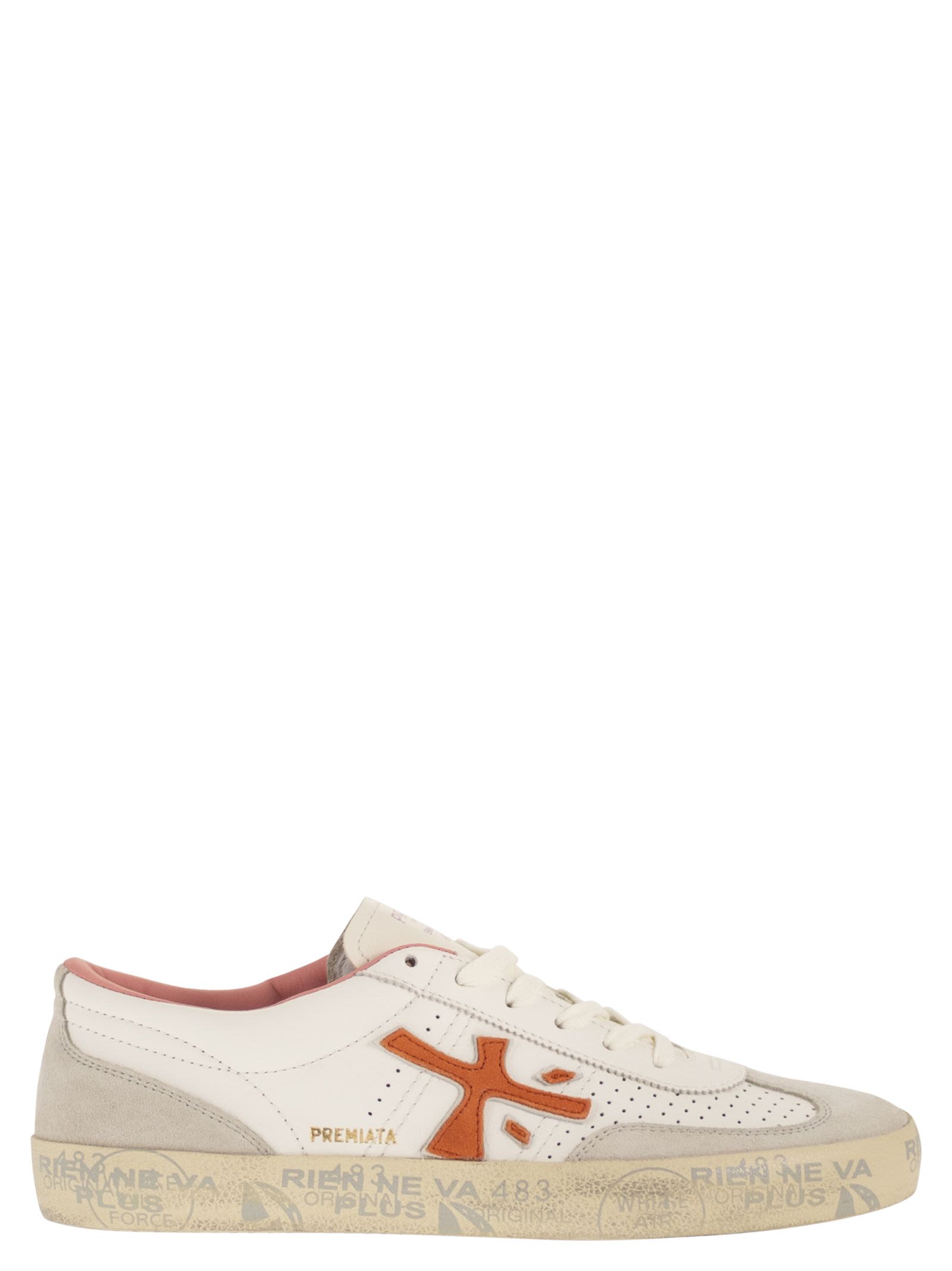 David 8097 - Leather And Suede Trainers