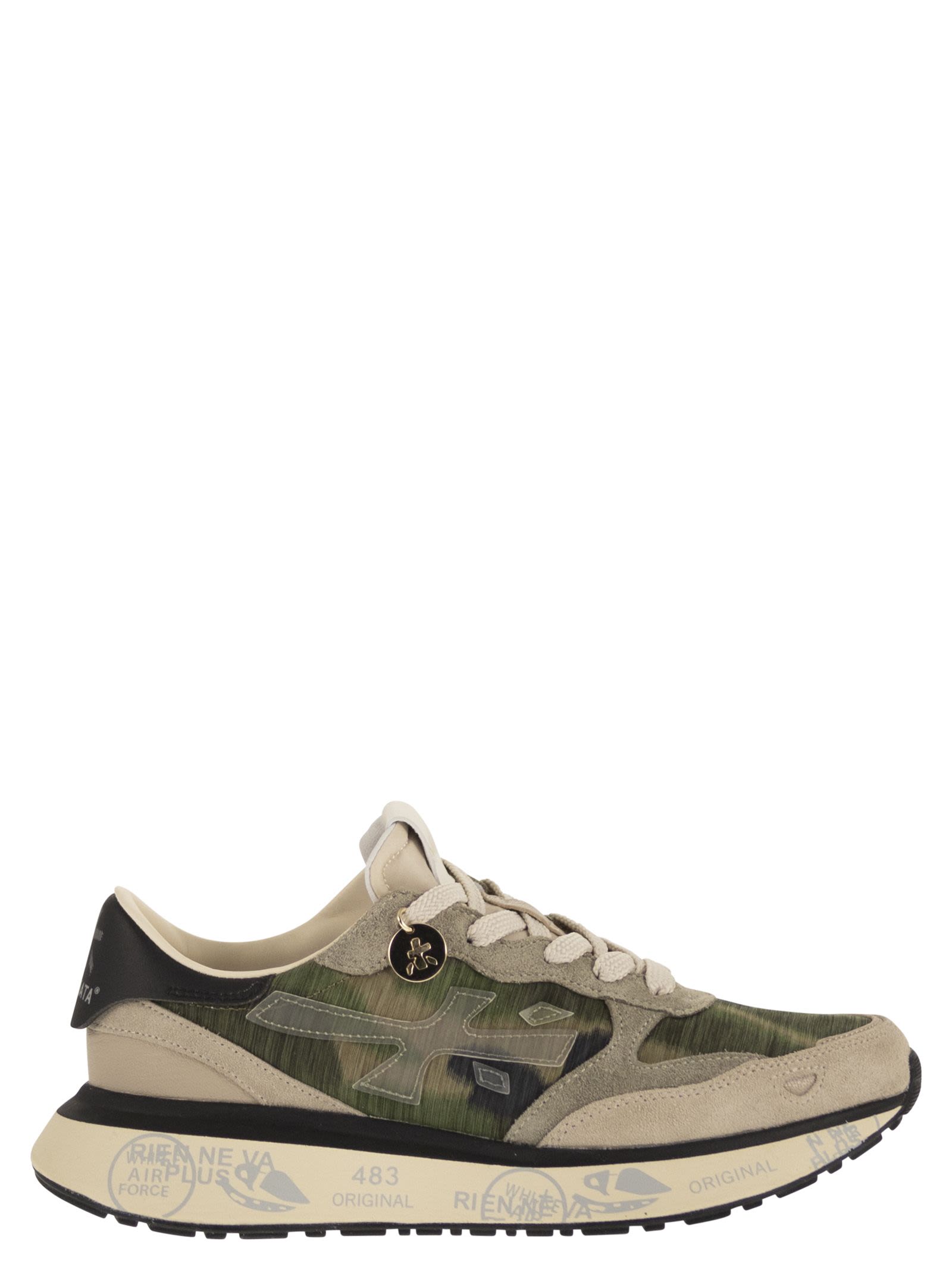 Lauryn 8185 - Camouflage Fabric Trainers