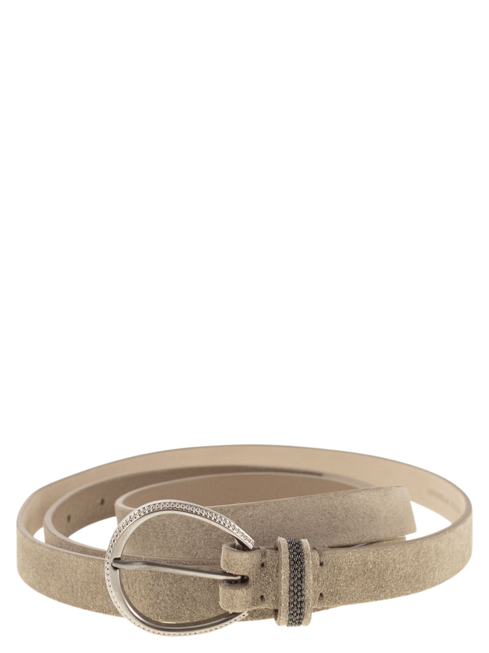 Suede Calfskin Belt