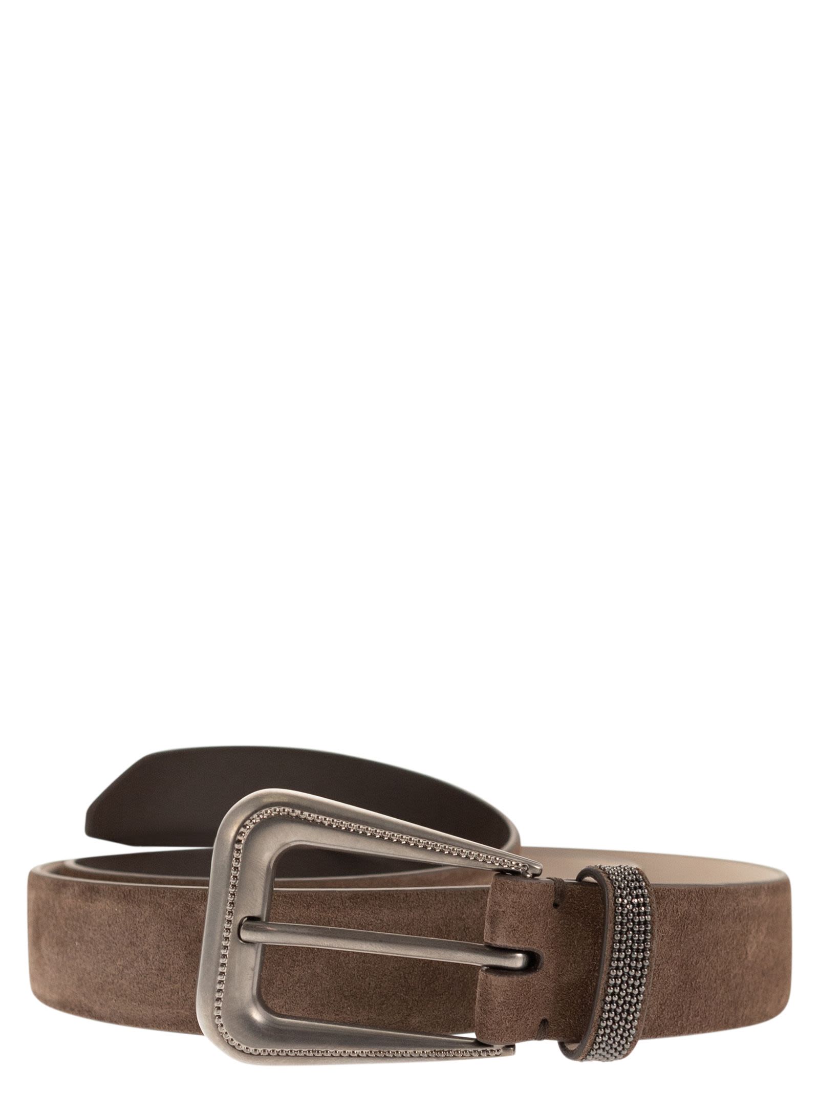 Suede Calfskin Belt
