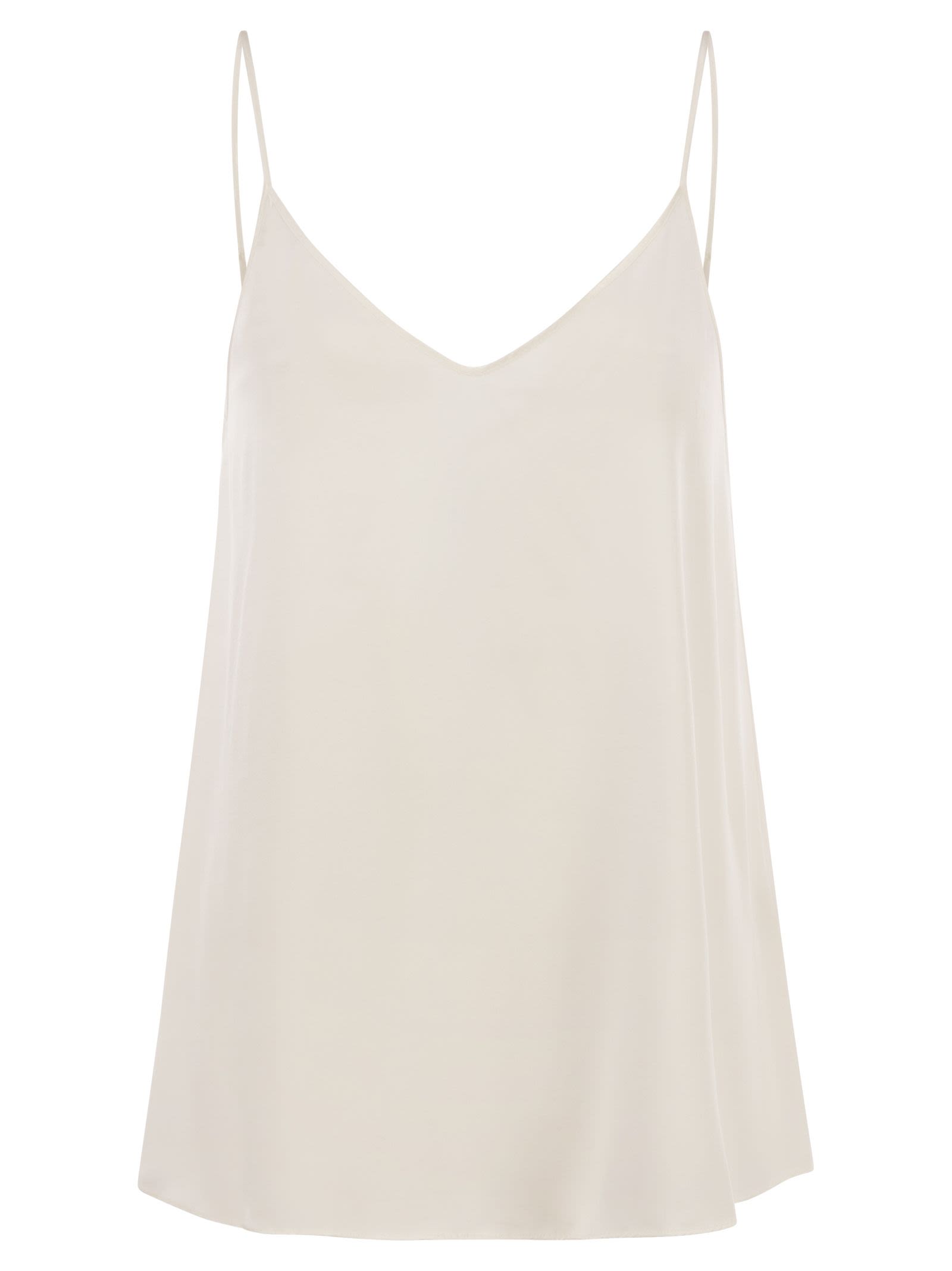 Fluid Silk Stretch Camisole Top