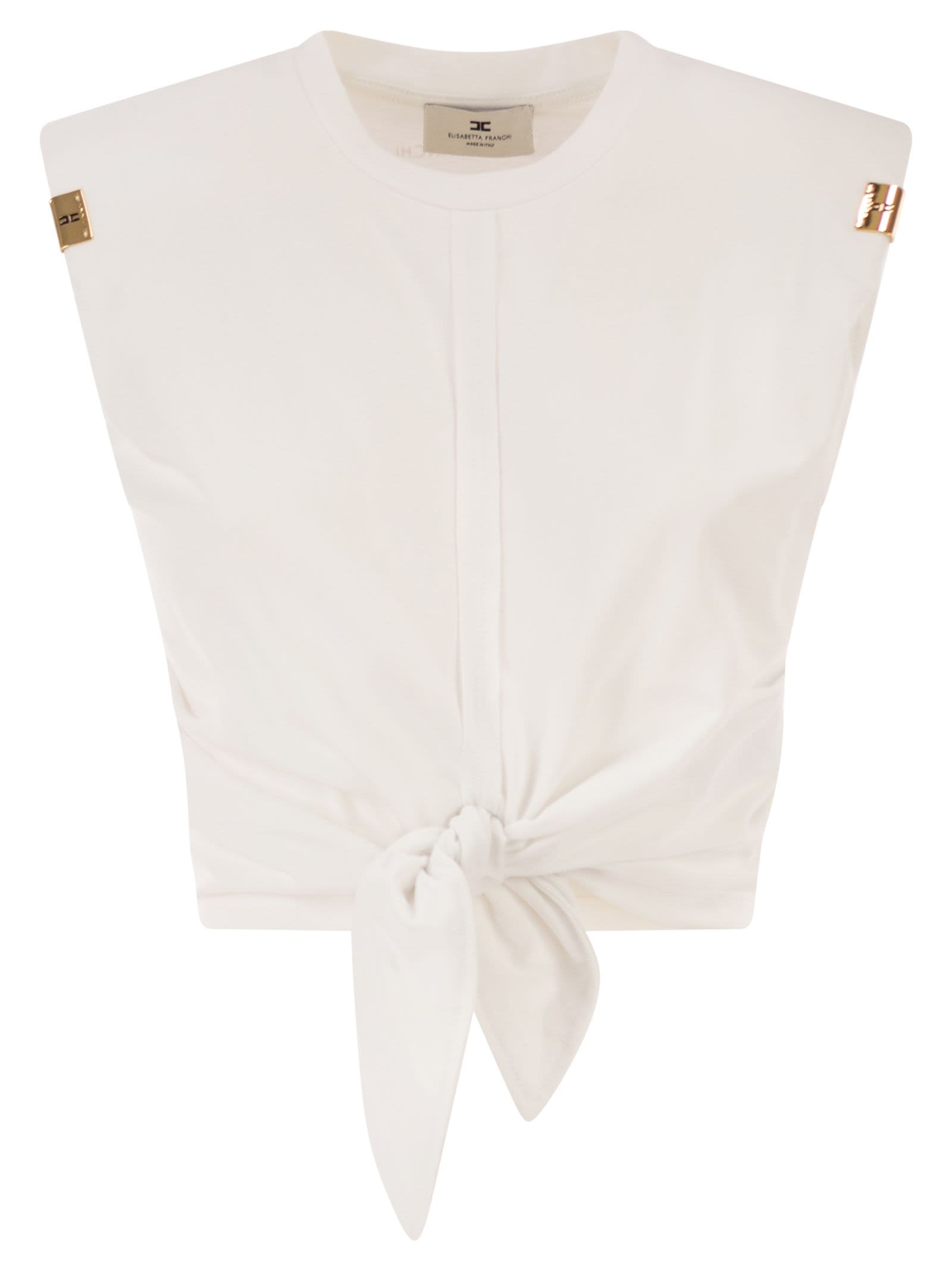Jersey T-Shirt With Knot