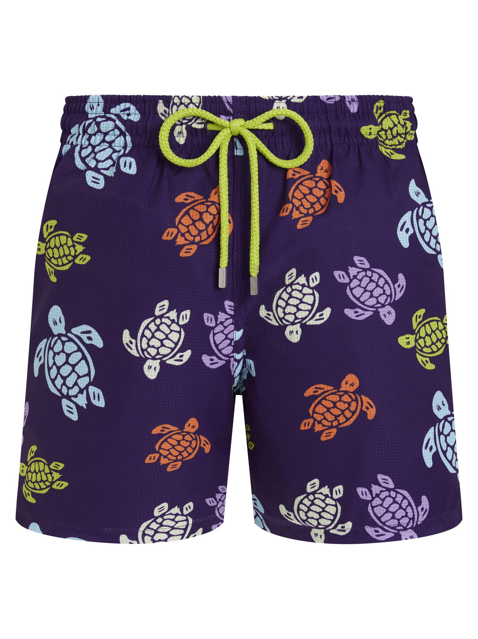 Men’s Swim Shorts With Multicolour Turtle Print