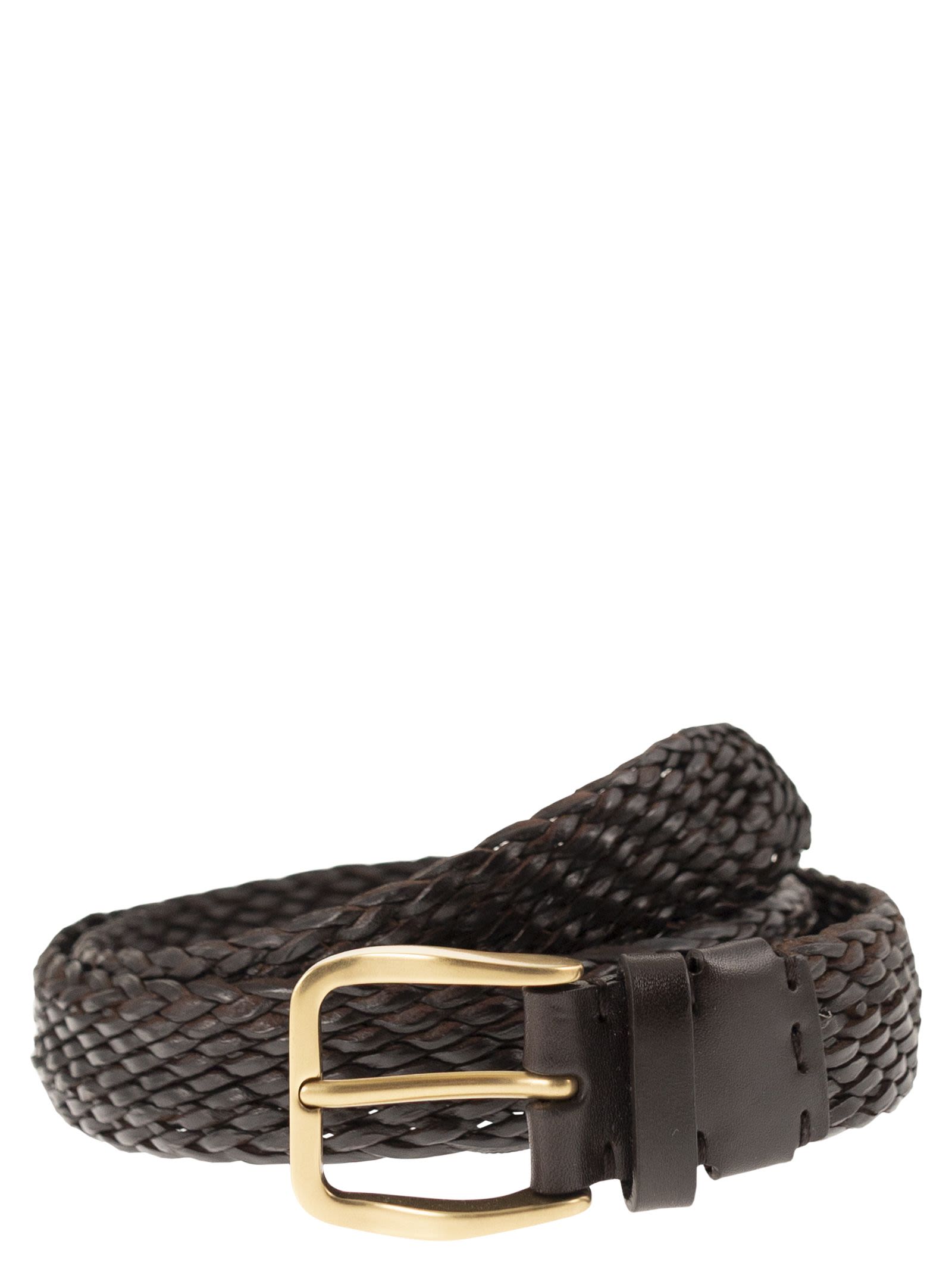 Braided Calfskin Belt