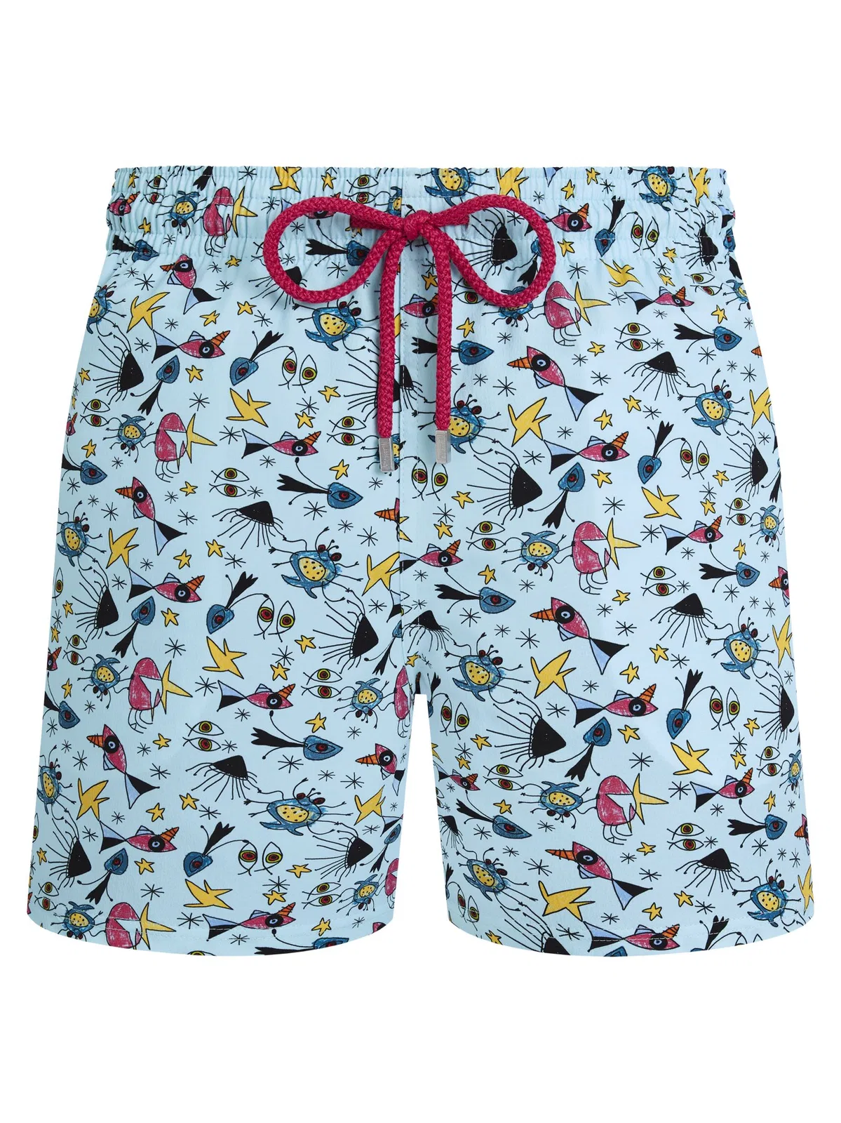 Stretch Recycled Swim Shorts With Marine Fantasy Print