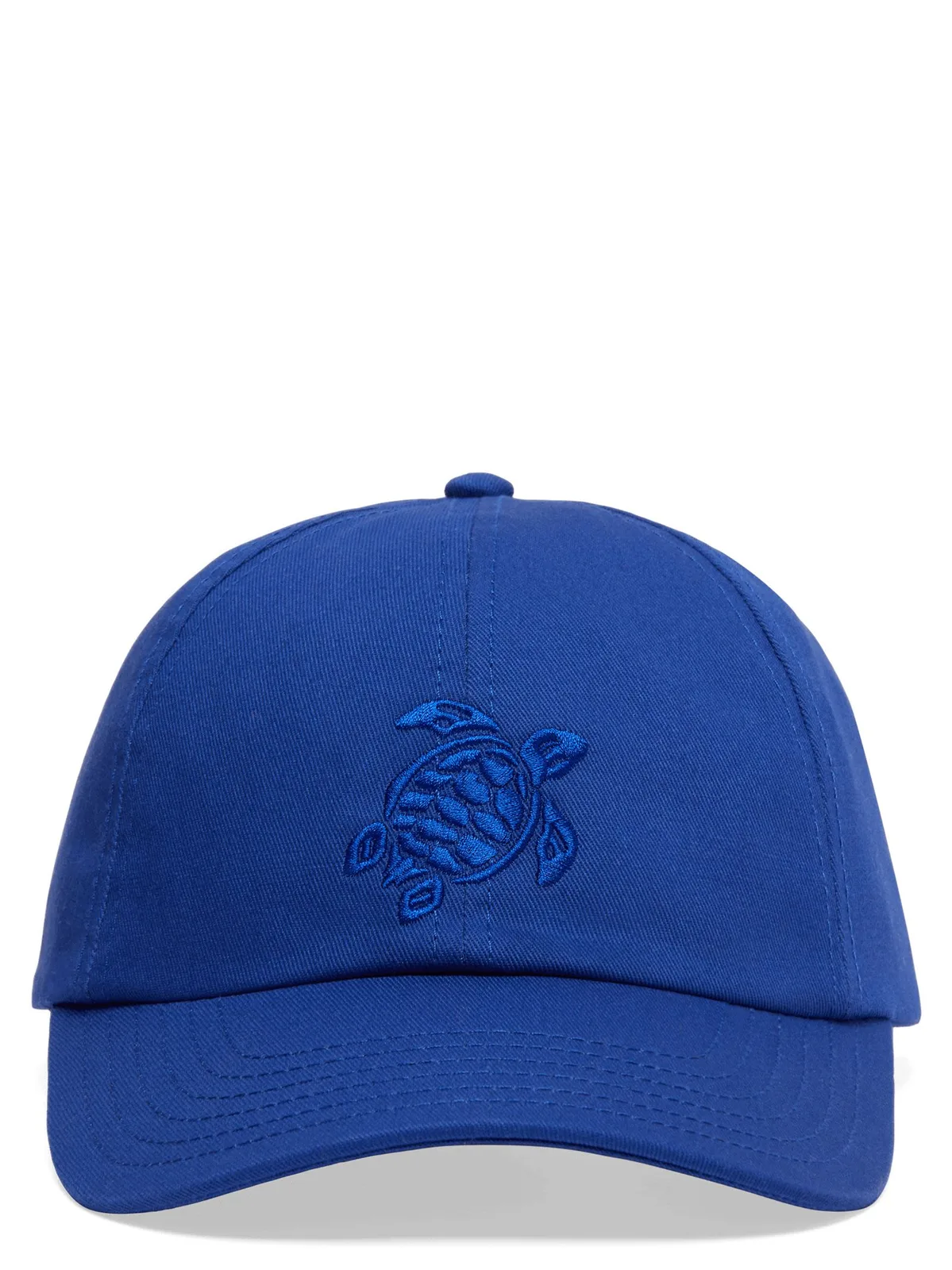 Kids’ Cotton Cap With Embroidered Turtle