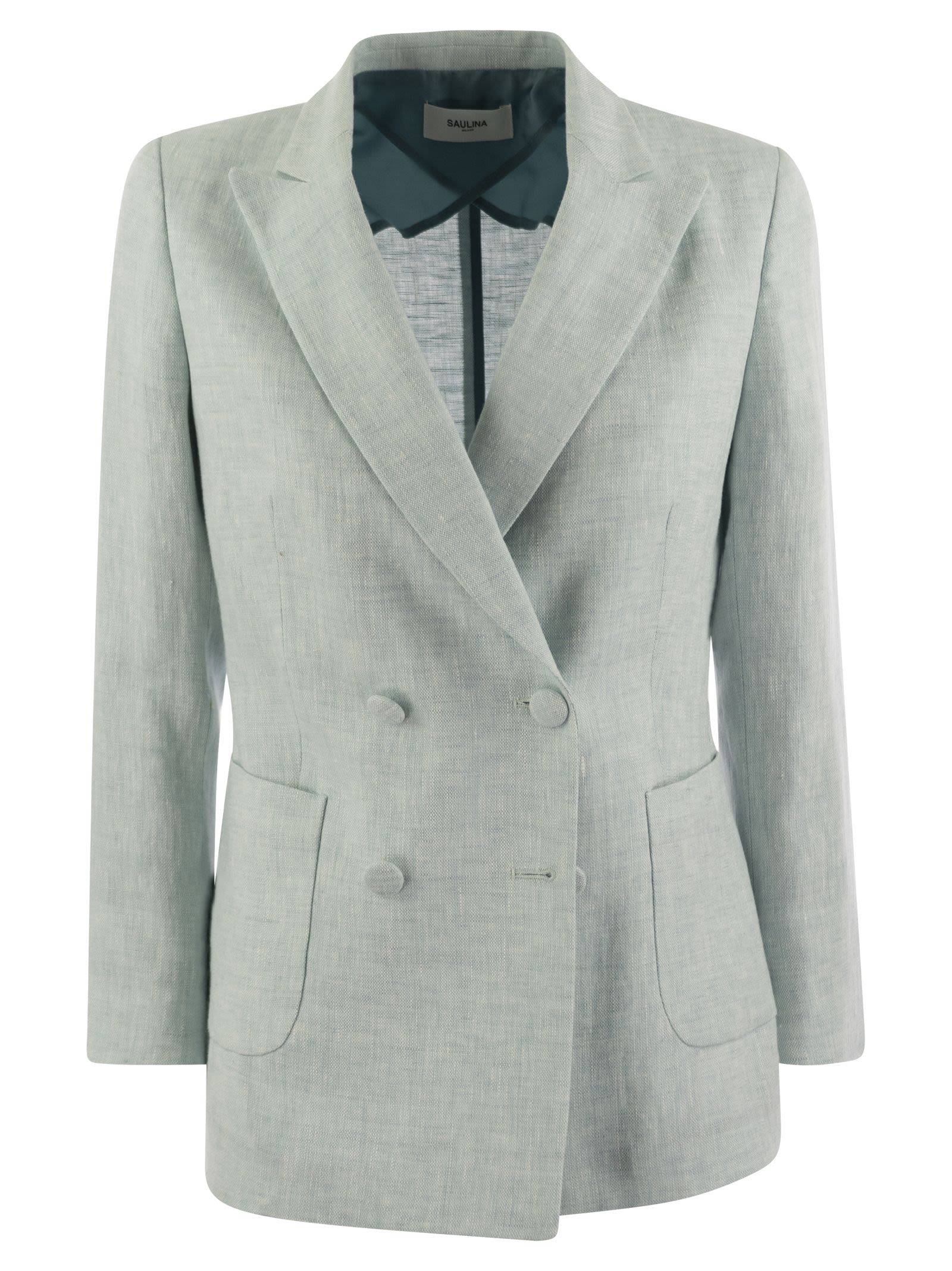 Assunta - Double-Breasted Linen Jacket