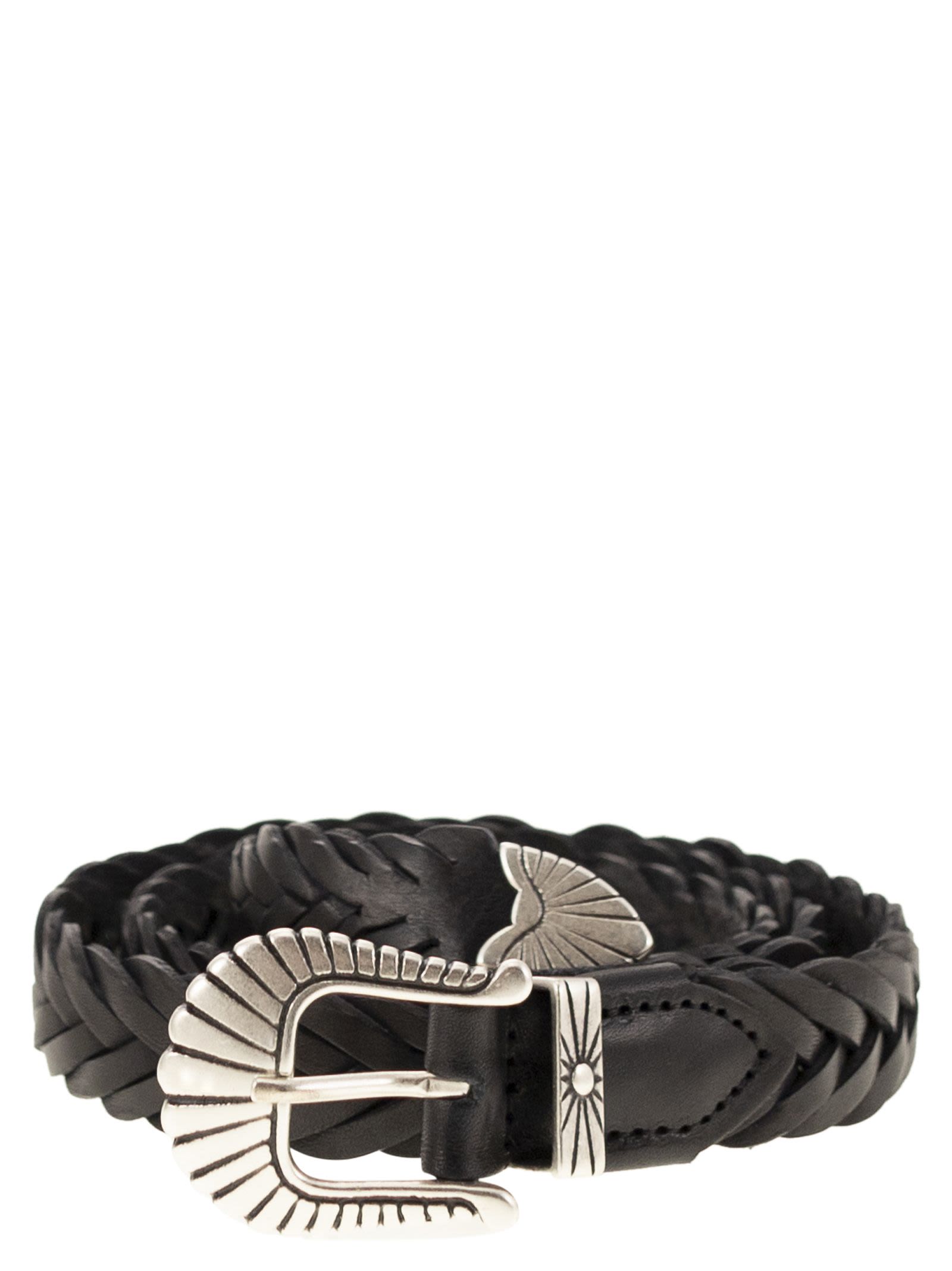 Braided Leather Belt