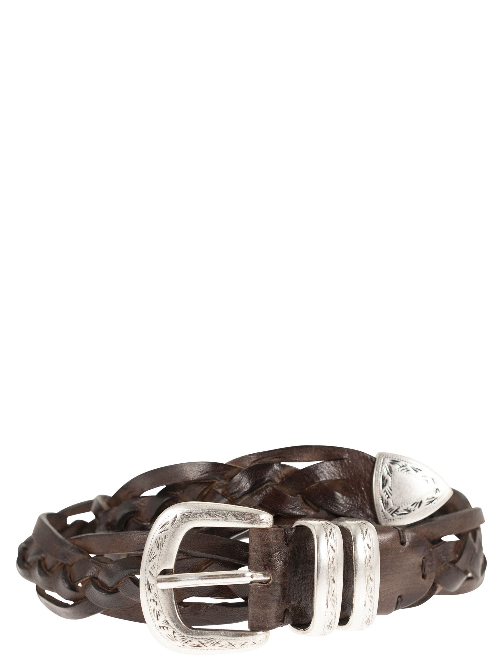 Braided Leather Belt
