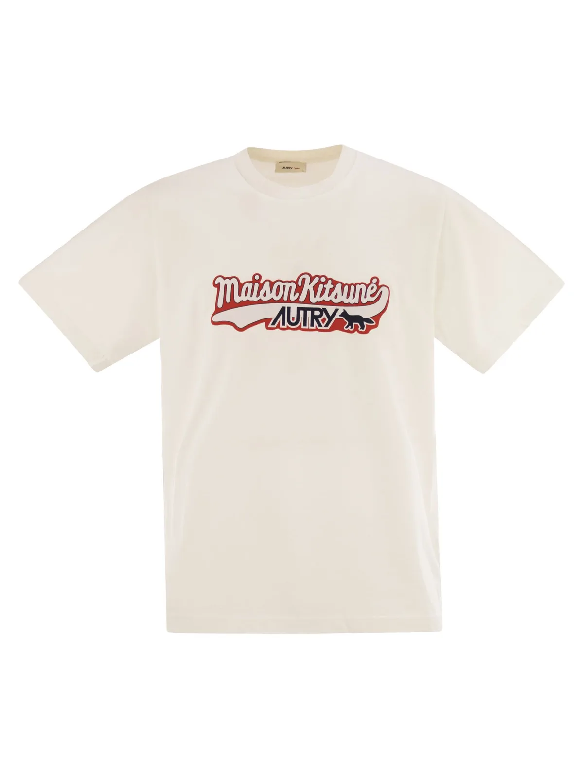 T-Shirt With Autry X Maison Kitsuné Logo